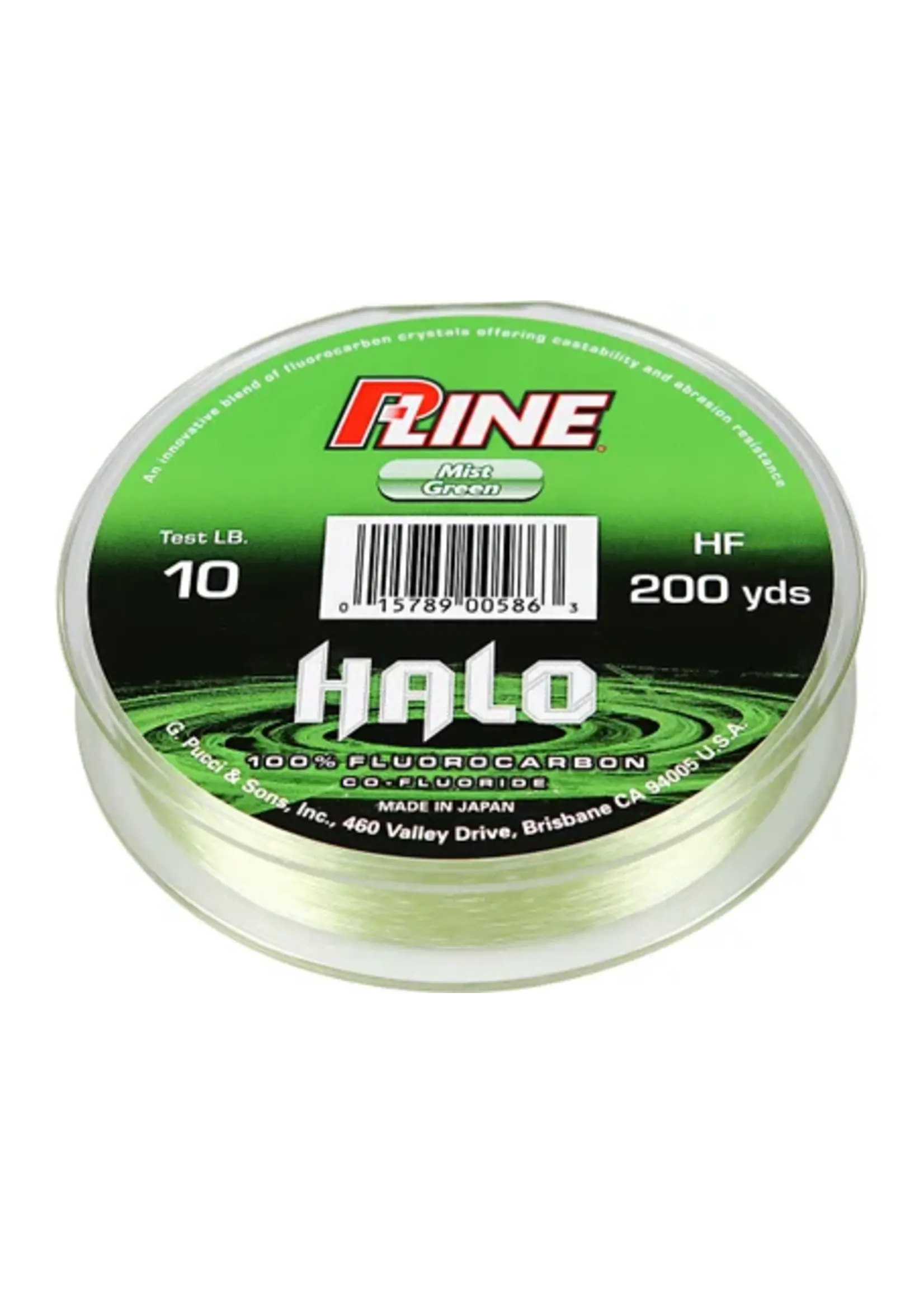 P-Line P-Line - Halo - Fluorocarbon - 200yds - Mist Green -