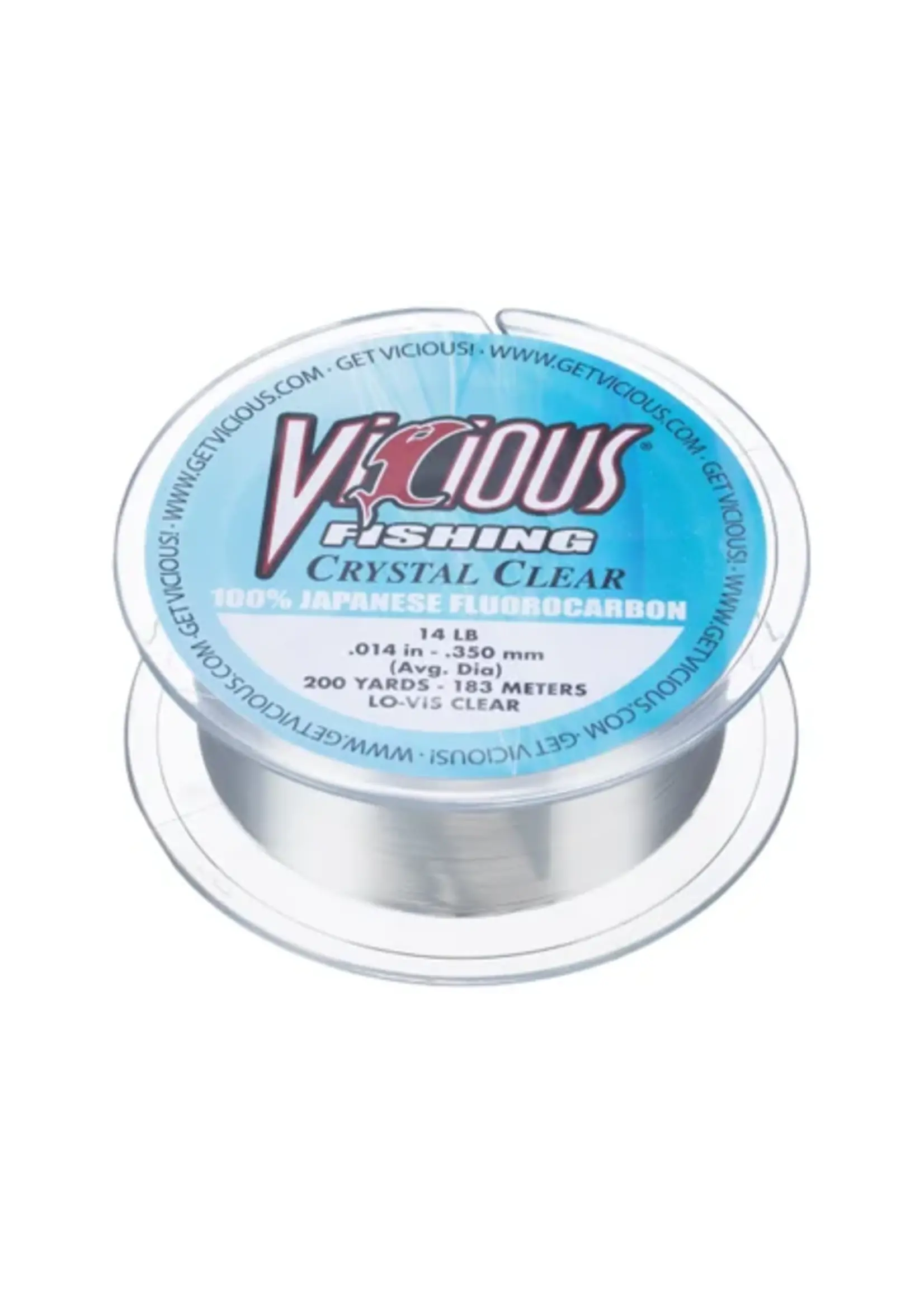 Vicious Fishing Vicious - Fluorocarbon - 200yds - Clear -