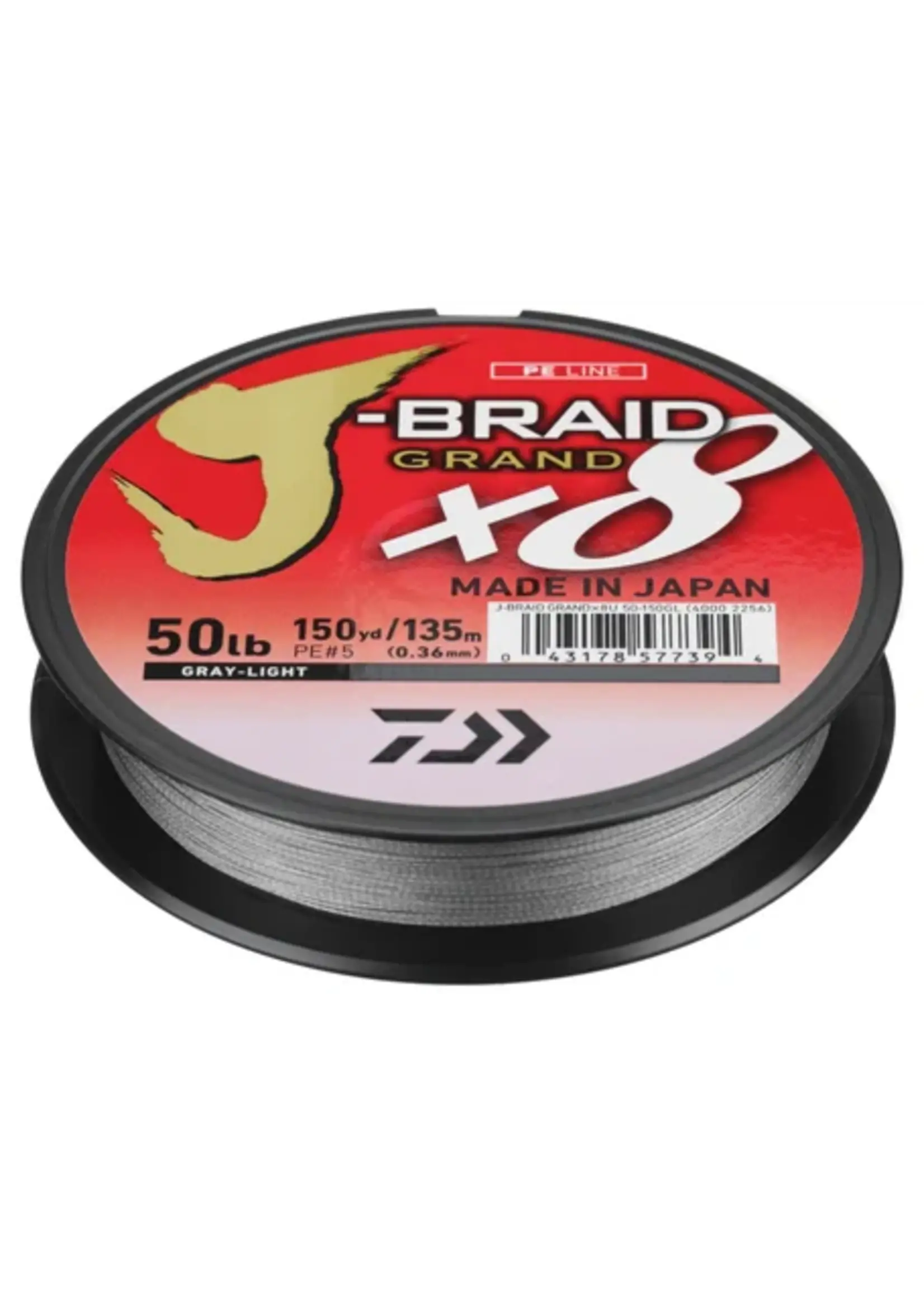 Daiwa Daiwa - J Braid Grand 8x - Gray Light - 40lb - 150yd