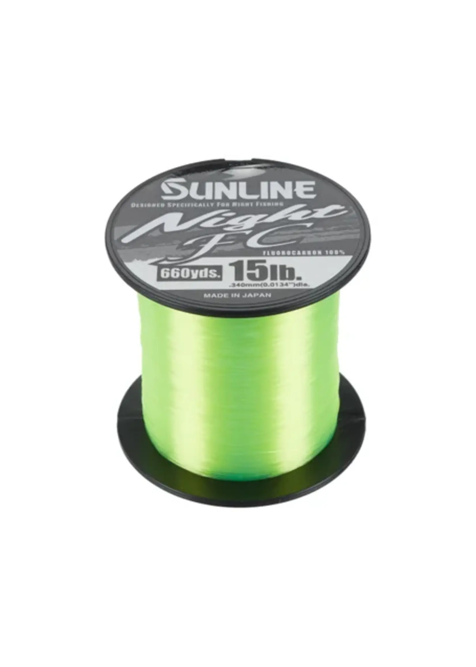 Sunline America Sunline - Night FC - Fluorocarbon - 15lb/165yd - Hi-Visible Yellow