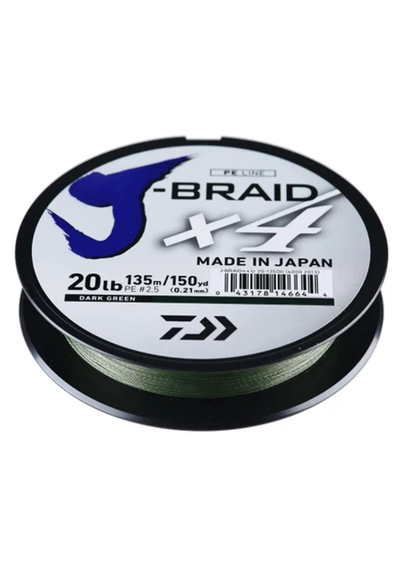 Daiwa Daiwa - J Braid Grand x4 - Dark Green - 150yd -