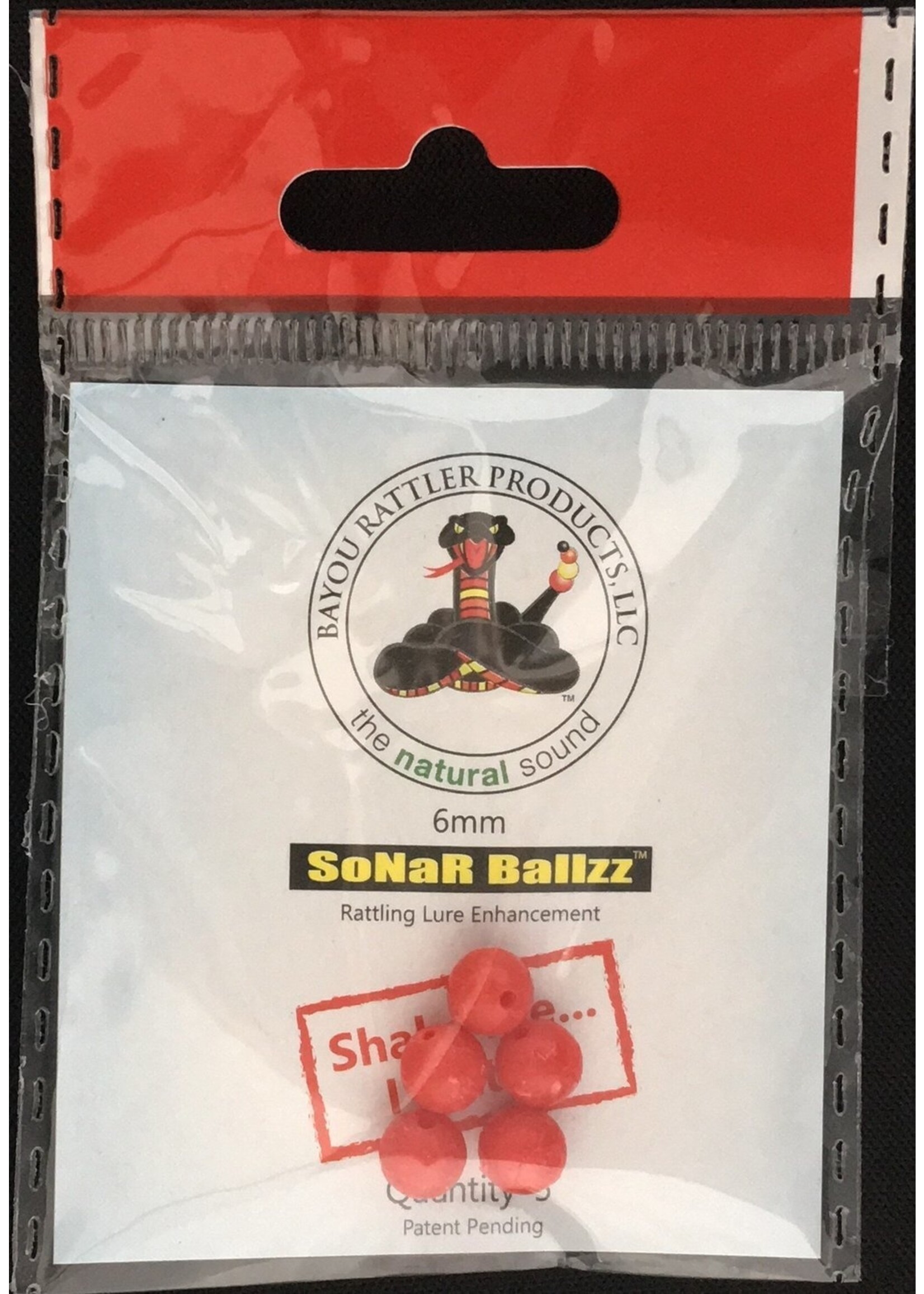 Bayou Bayou - Sonar Ballz Rattlin' - 6mm -