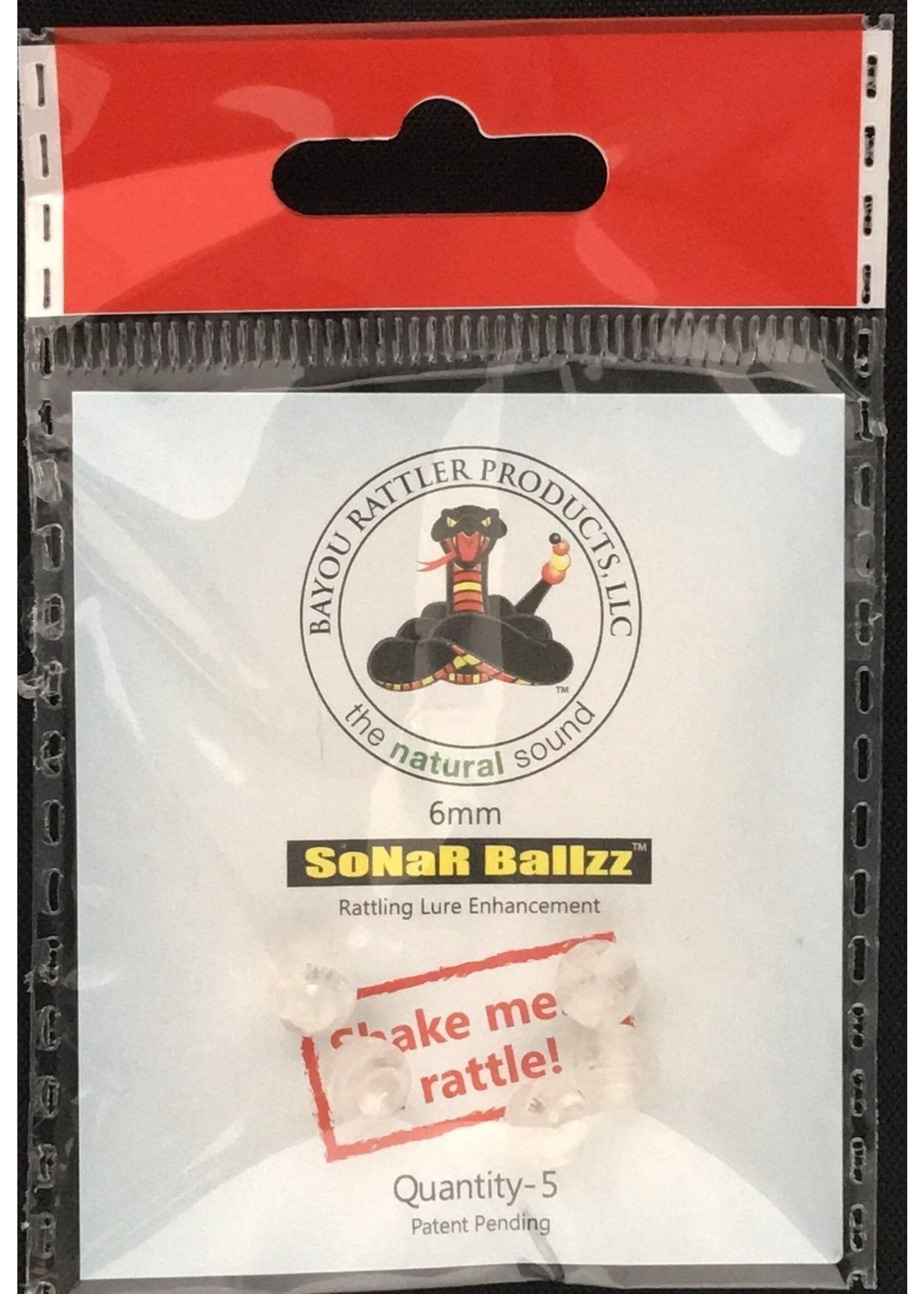 Bayou Bayou - Sonar Ballz Rattlin' - 6mm -