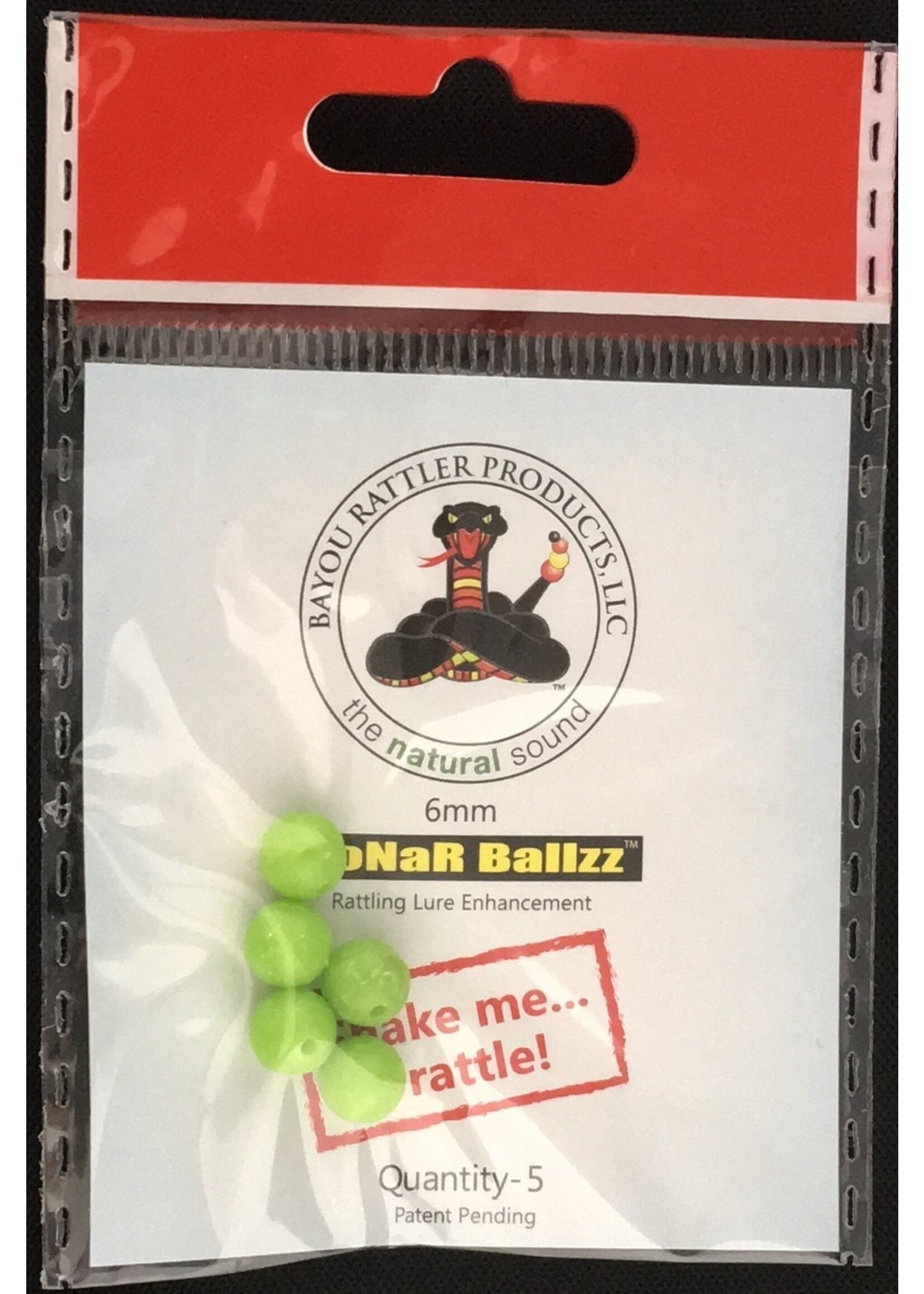 Bayou Bayou - Sonar Ballz Rattlin' - 6mm -