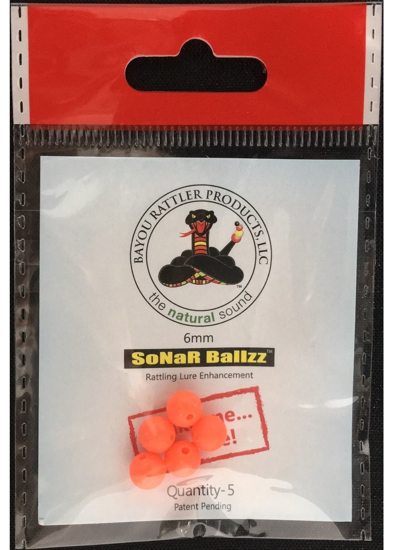 Bayou Bayou - Sonar Ballz Rattlin' - 6mm -