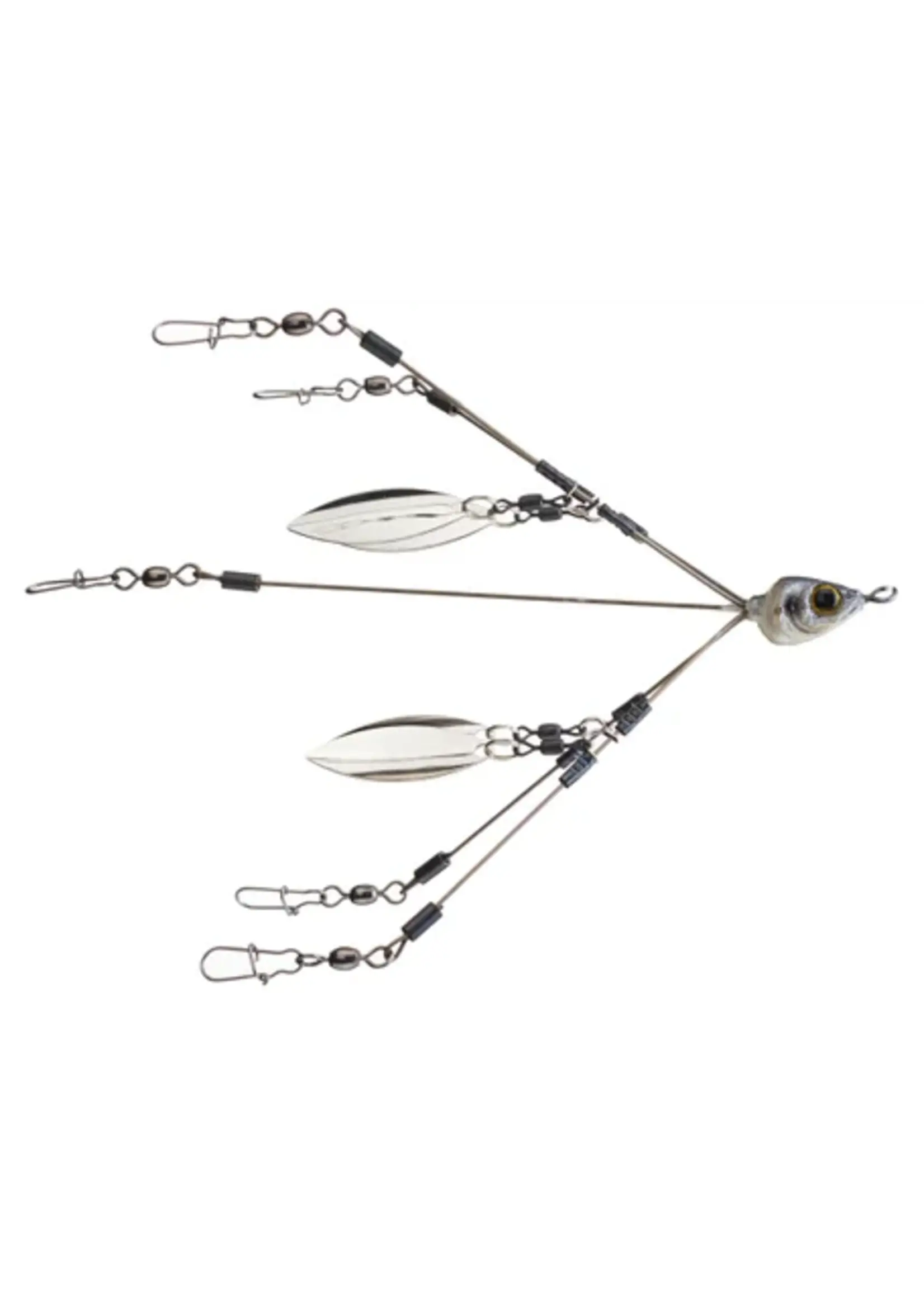 Picasso Lures Picasso - School E Rig - Finesse Bait Ball - 5" - #3 Nickel Willow - Shad