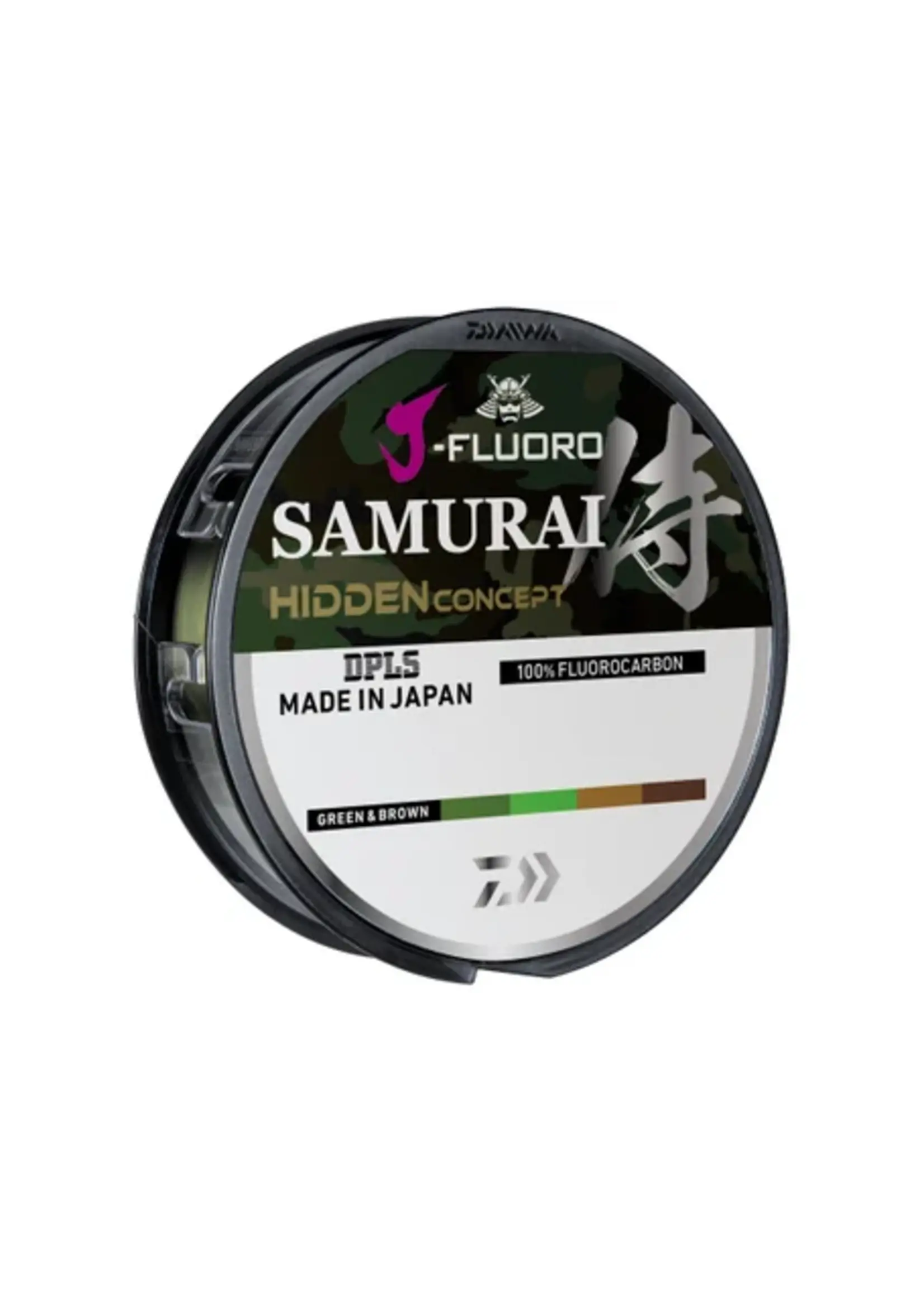 Daiwa Daiwa - J Fluoro Samurai  Fluorocarbo Hidden Concept - Green & Brown - 10lb - 220yd