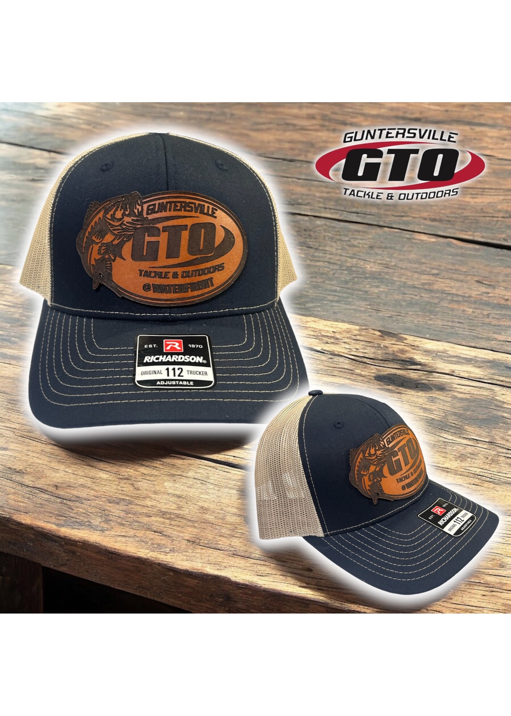 GTO Gear GTO - Bass - Leather Patch Hat -