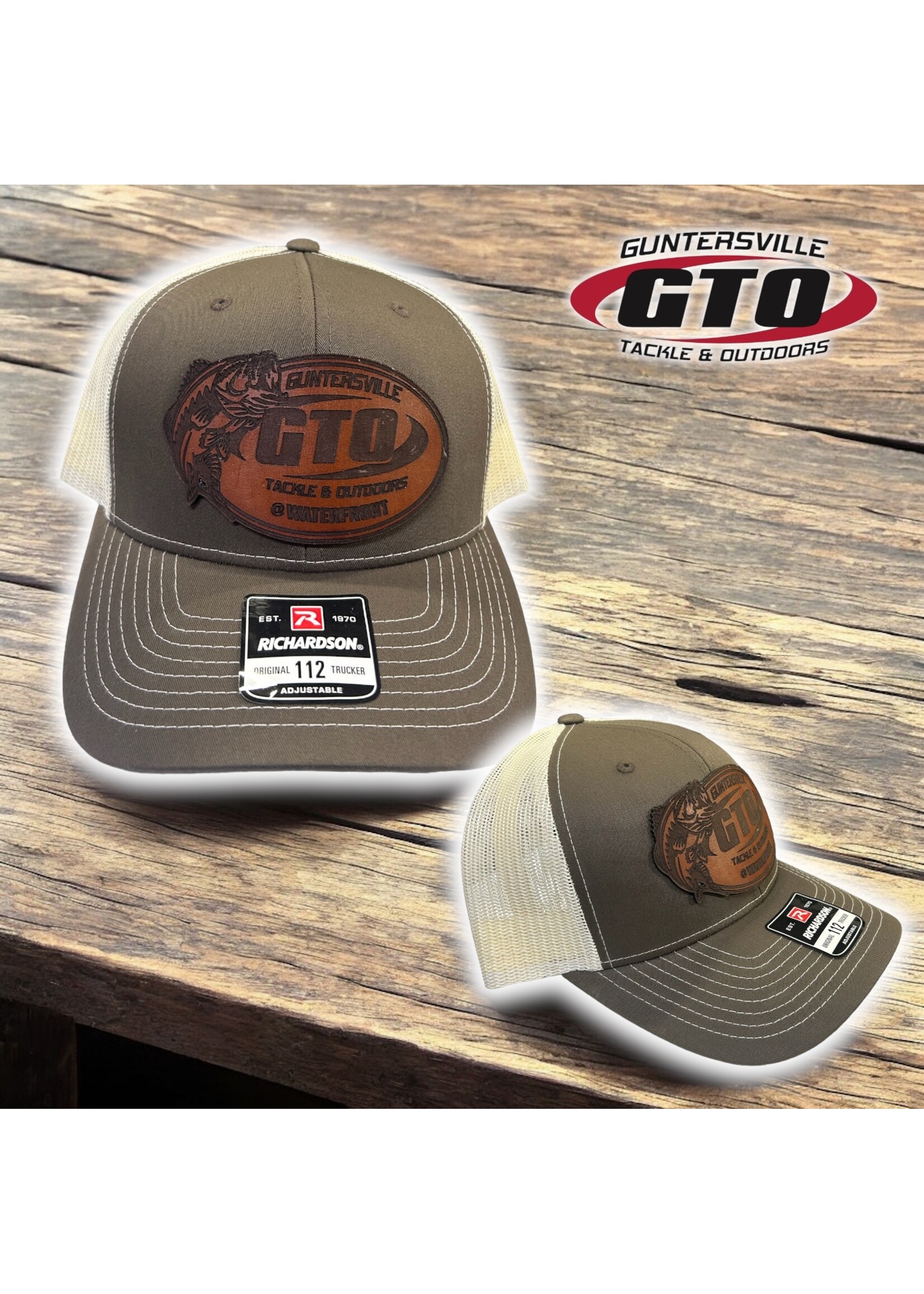 GTO Gear GTO - Bass - Leather Patch Hat -