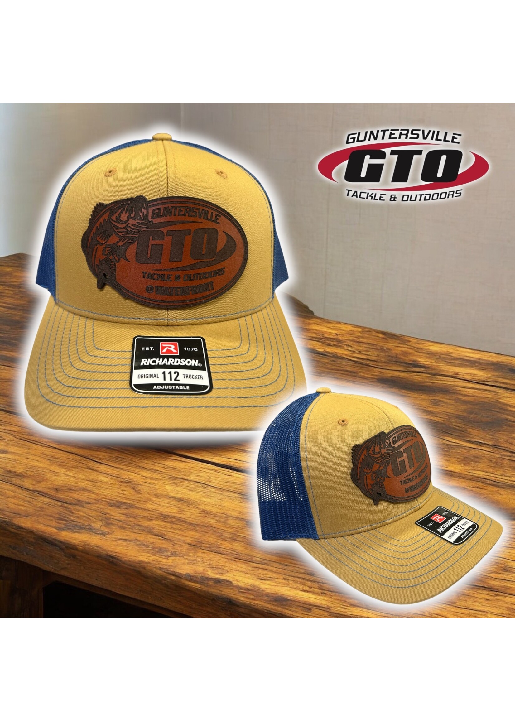 GTO Gear GTO - Bass - Leather Patch Hat -
