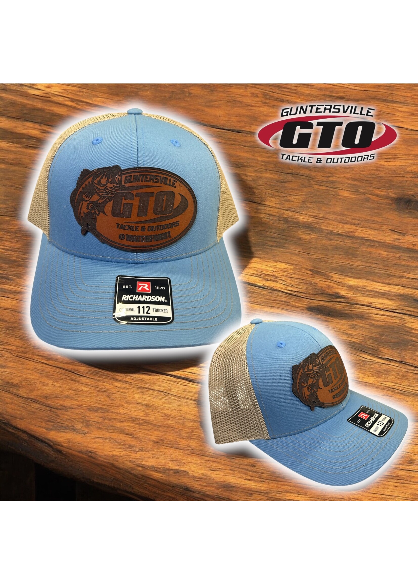 GTO Gear GTO - Bass - Leather Patch Hat -