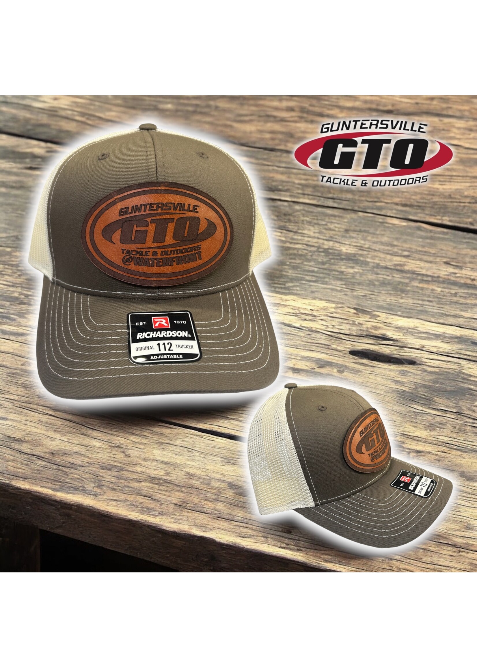 GTO Gear GTO - Oval - Leather Patch Hat -