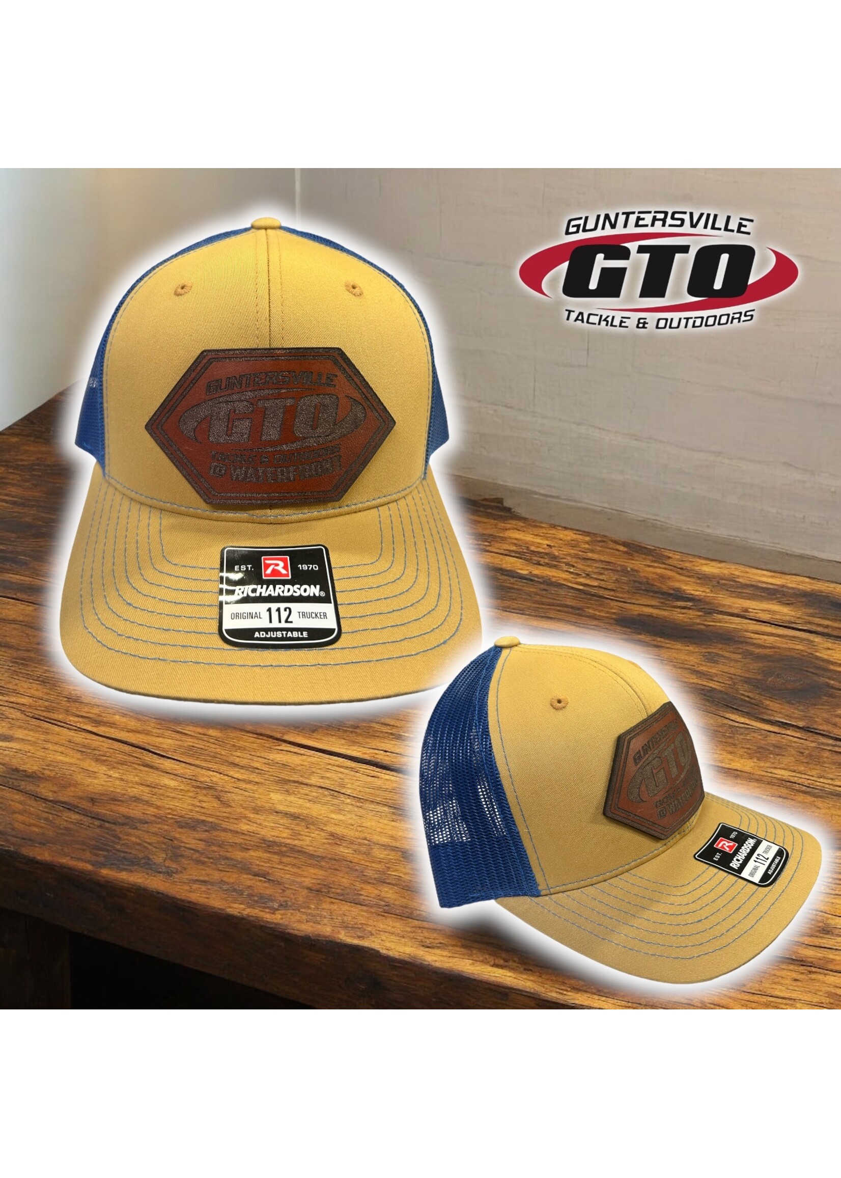 GTO Gear GTO - Hex - Leather Patch Hat -