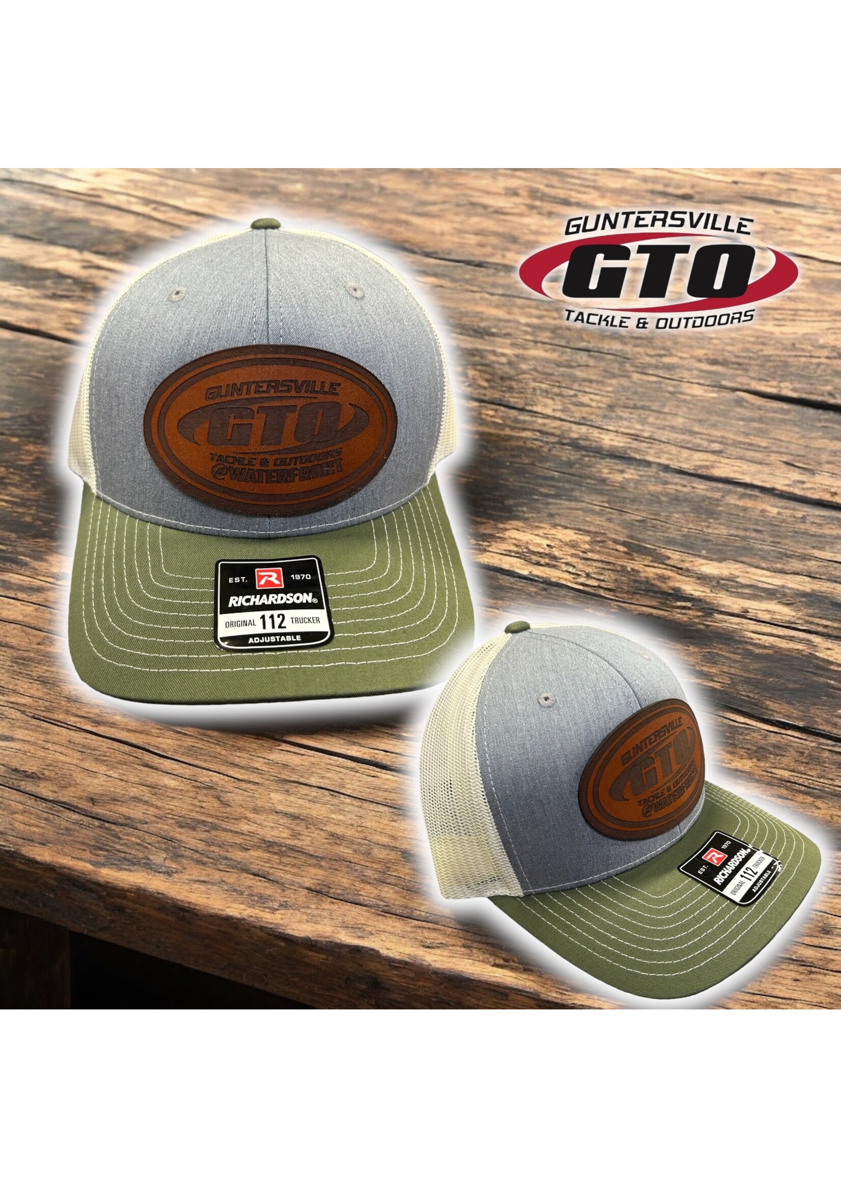 GTO Gear GTO - Oval - Leather Patch Hat -