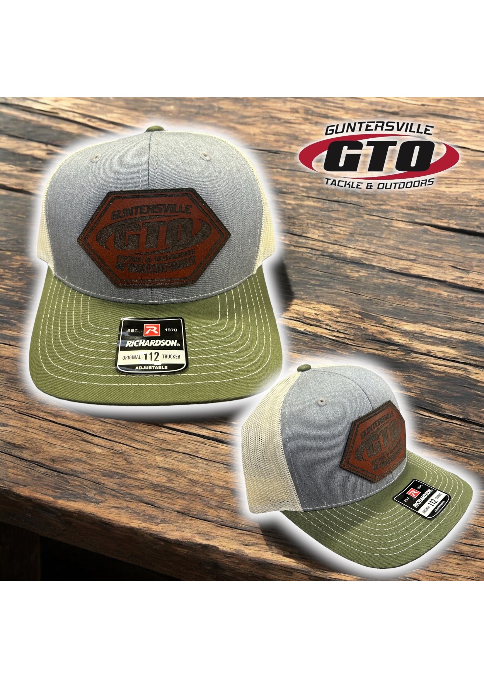 GTO Gear GTO - Hex - Leather Patch Hat -