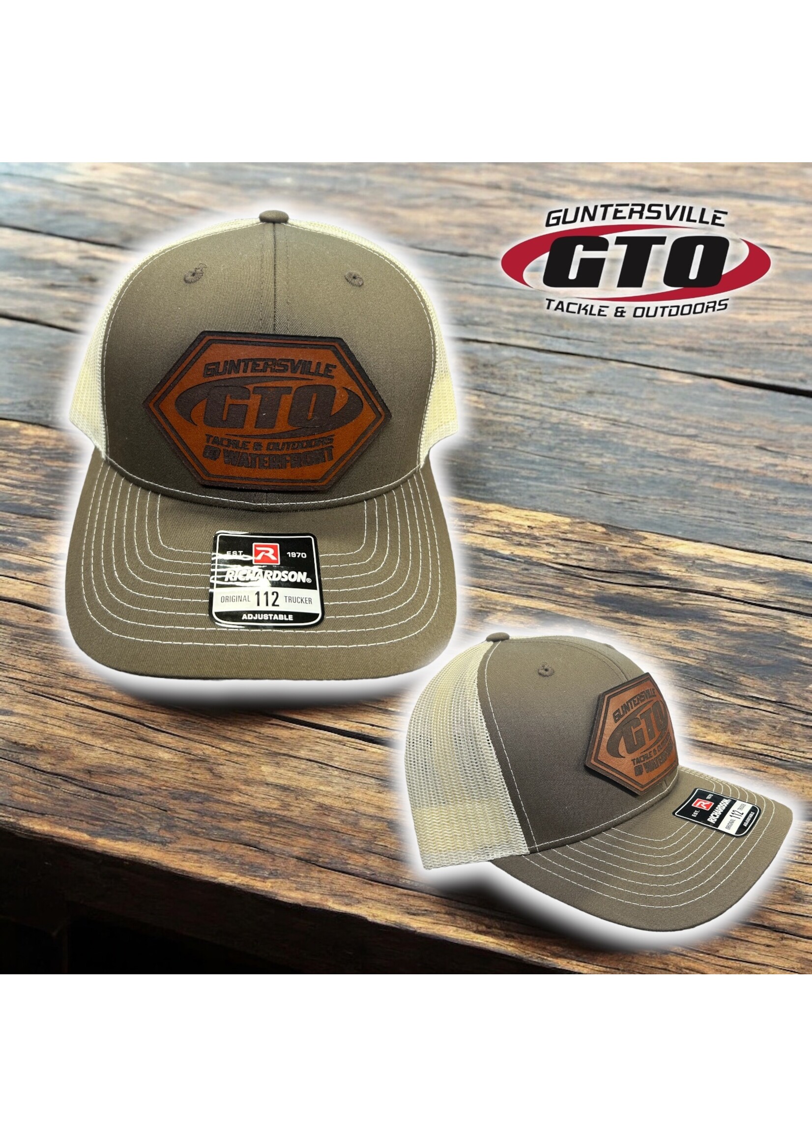 GTO Gear GTO - Hex - Leather Patch Hat -