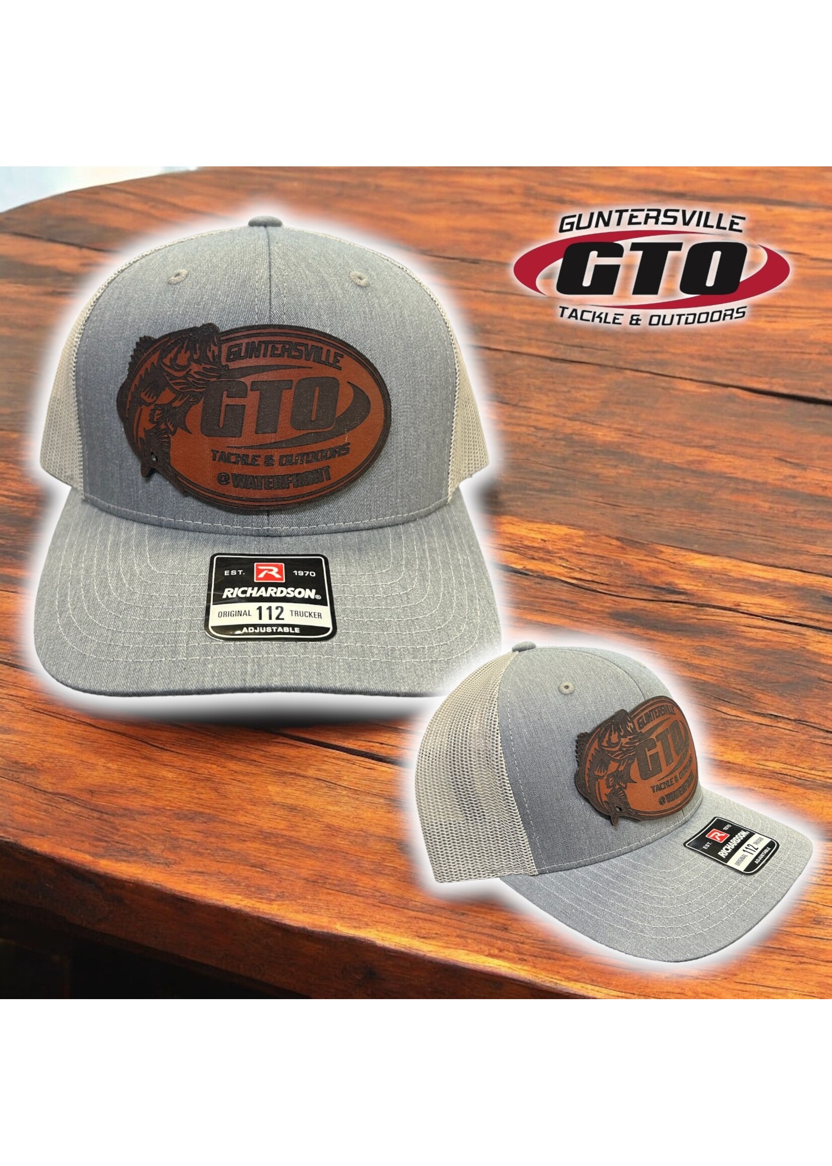 GTO Gear GTO - Bass - Leather Patch Hat -