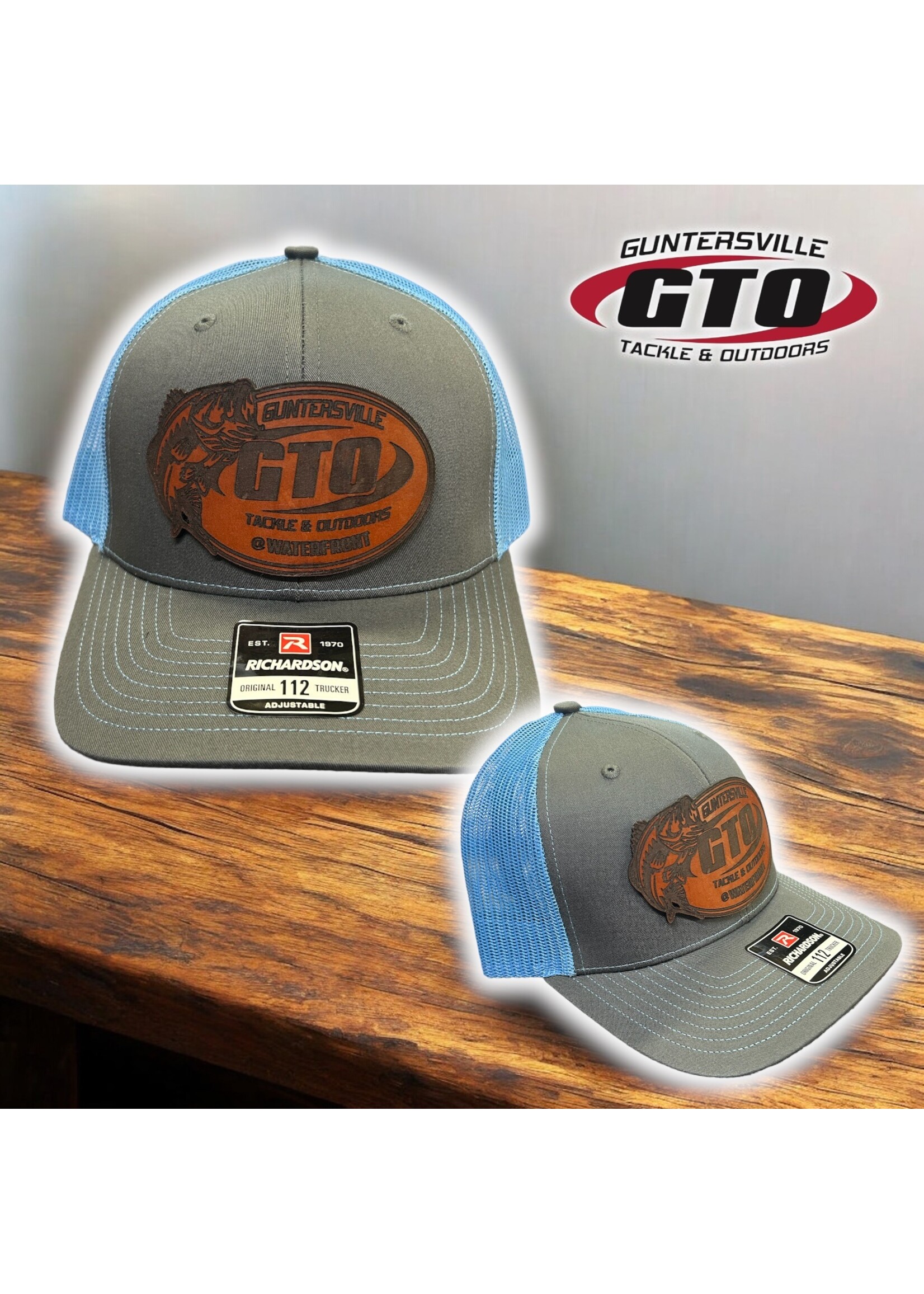GTO Gear GTO - Bass - Leather Patch Hat -