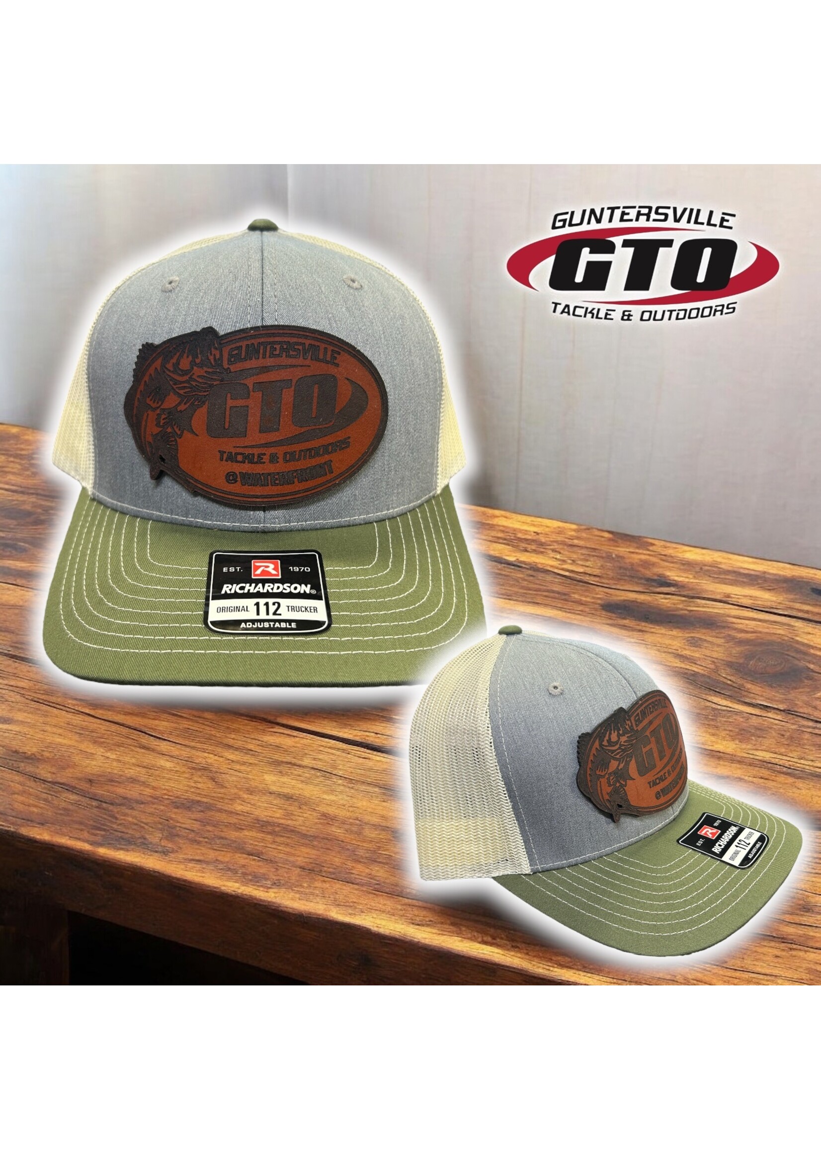 GTO Gear GTO - Bass - Leather Patch Hat -