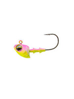 6th Sense 6th Sense - Crappie Jig Heads - 1/16oz #4 Hook - Pink Treuse