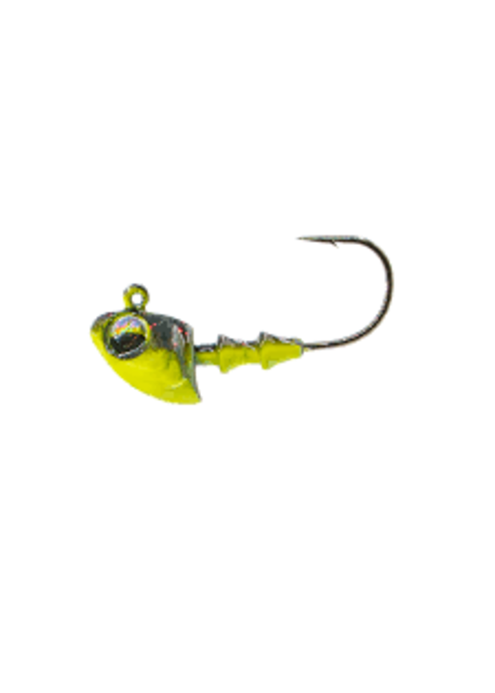 6th Sense 6th Sense - Crappie Jig Heads - 1/8oz #4 Hook - Black Neon