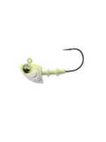 6th Sense 6th Sense - Crappie Jig Heads - 1/8oz #4 Hook - Chartreuse Minnow