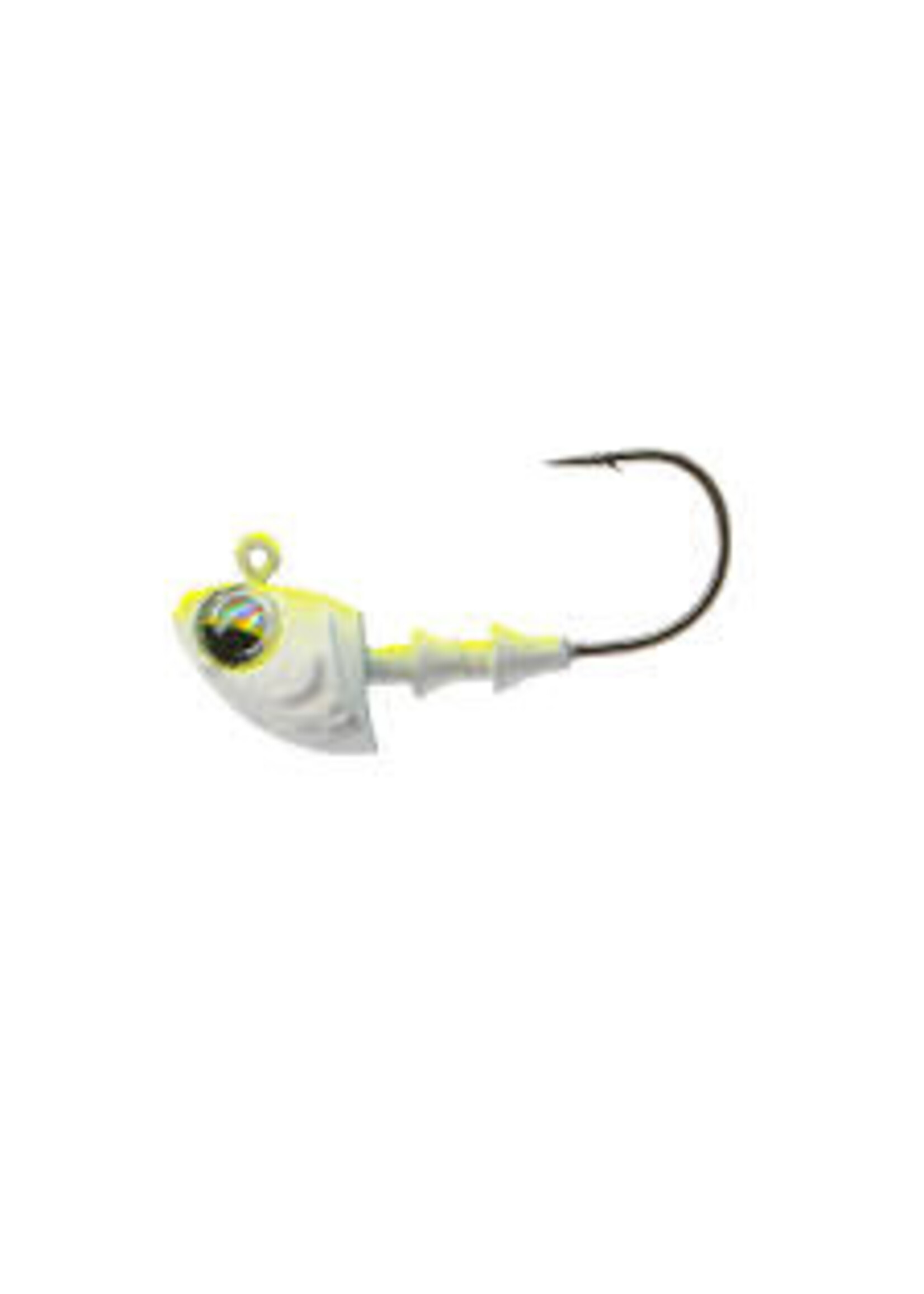 6th Sense 6th Sense - Crappie Jig Heads - 1/8oz #4 Hook - Chartreuse Minnow