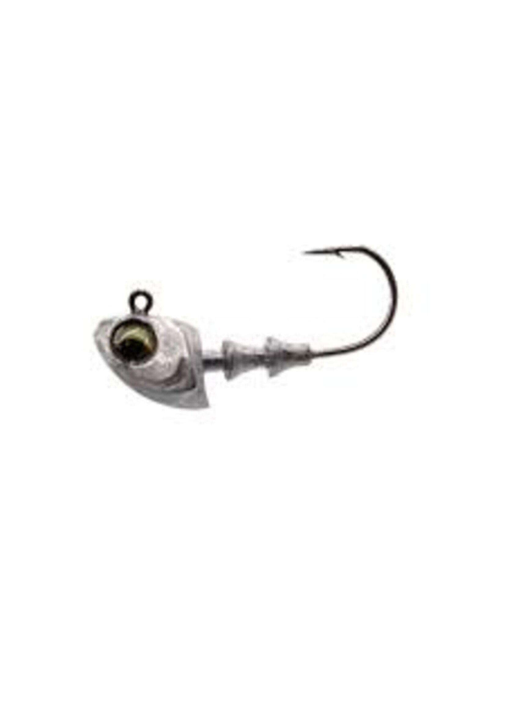 6th Sense 6th Sense - Crappie Jig Heads - 1/8oz #4 Hook - Silver Shad