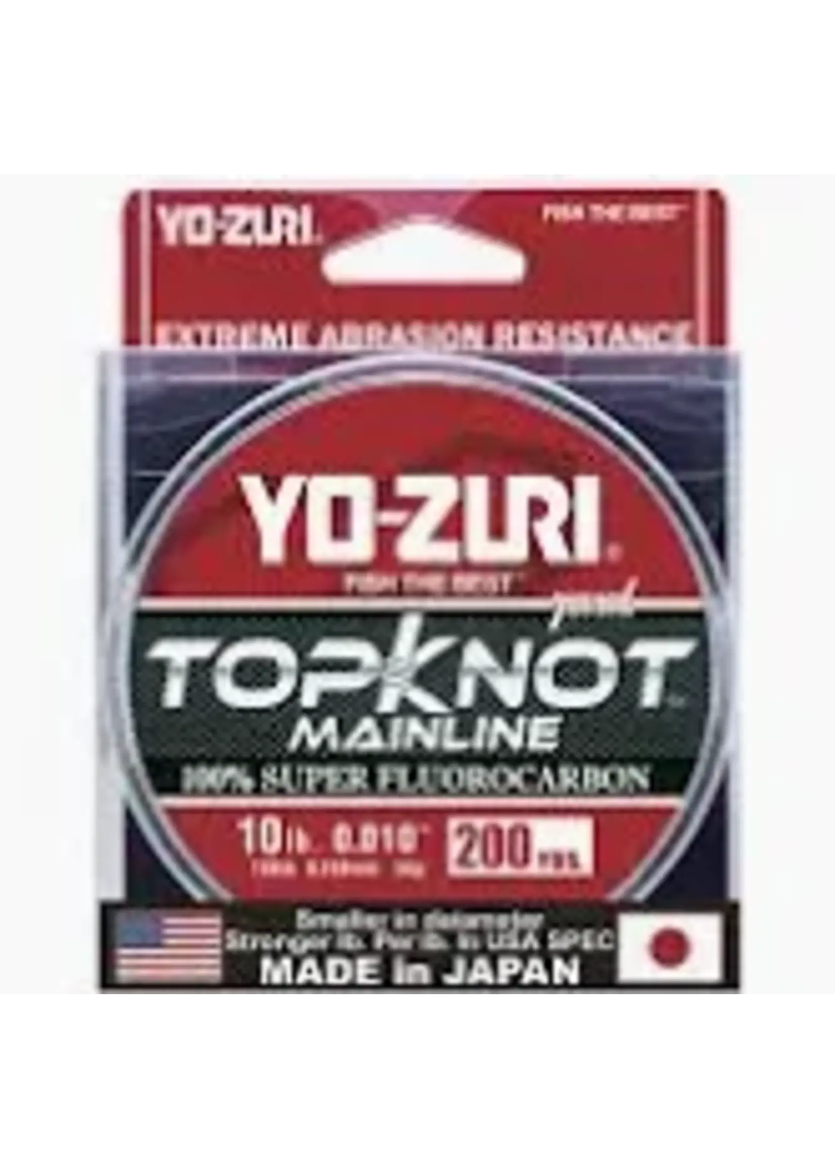 Yo-Zuri Yozuri - Topknot Mainline - Fluorocarbon - Natural Clear - 200yd -