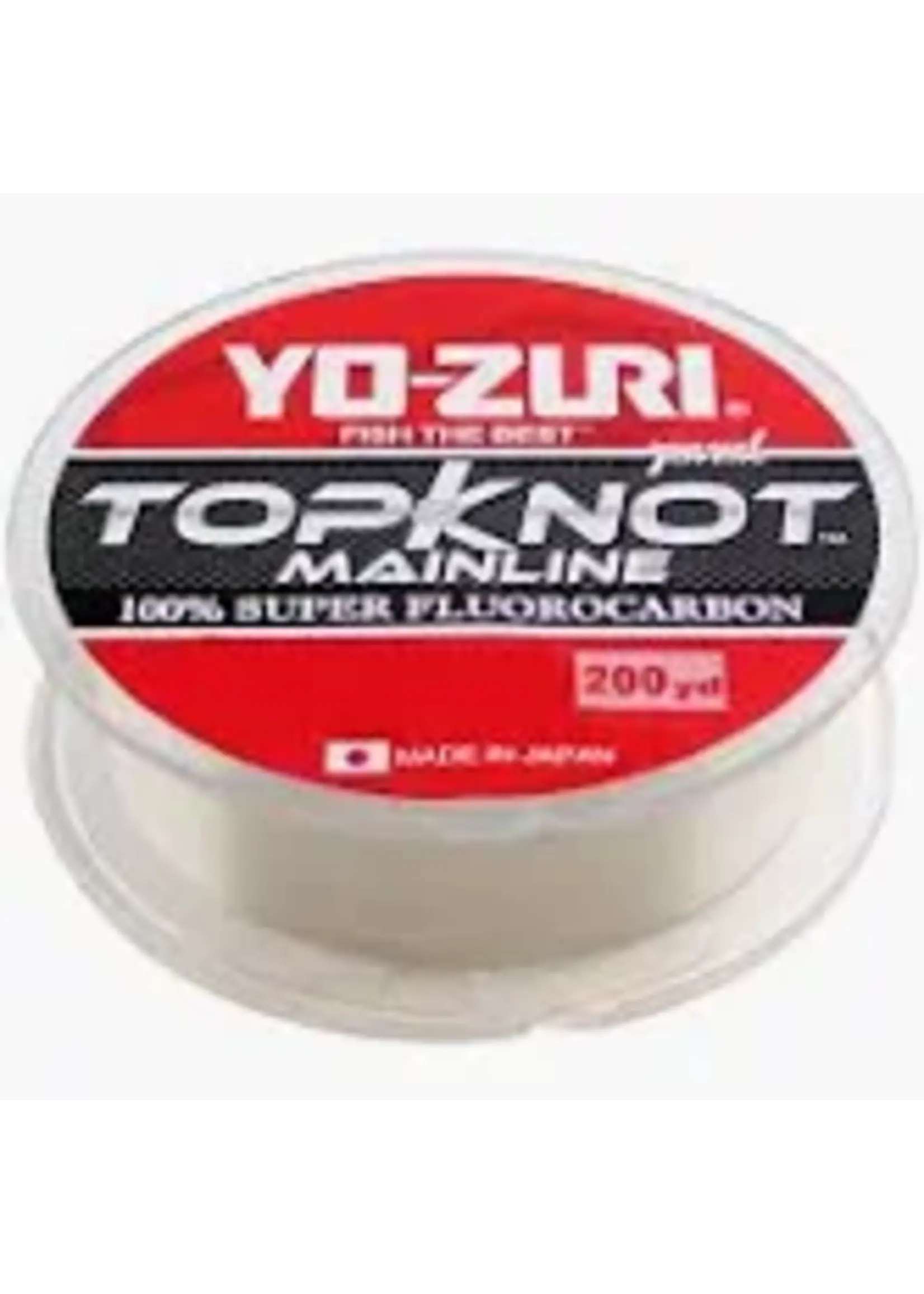 Yo-Zuri Yozuri - Topknot Mainline - Fluorocarbon - Natural Clear - 200yd -