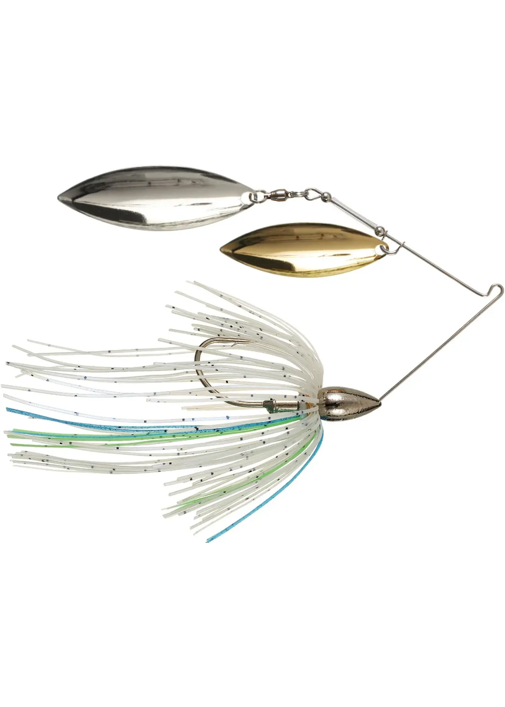 War Eagle Copy of War Eagle -Double Willow Spinnerbait -  White Silver 1/2oz