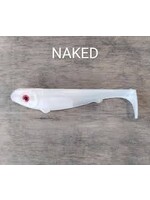 Driftwood Custom Baits - 2.5" Peanut - Paddle Tail Swimbait - Naked