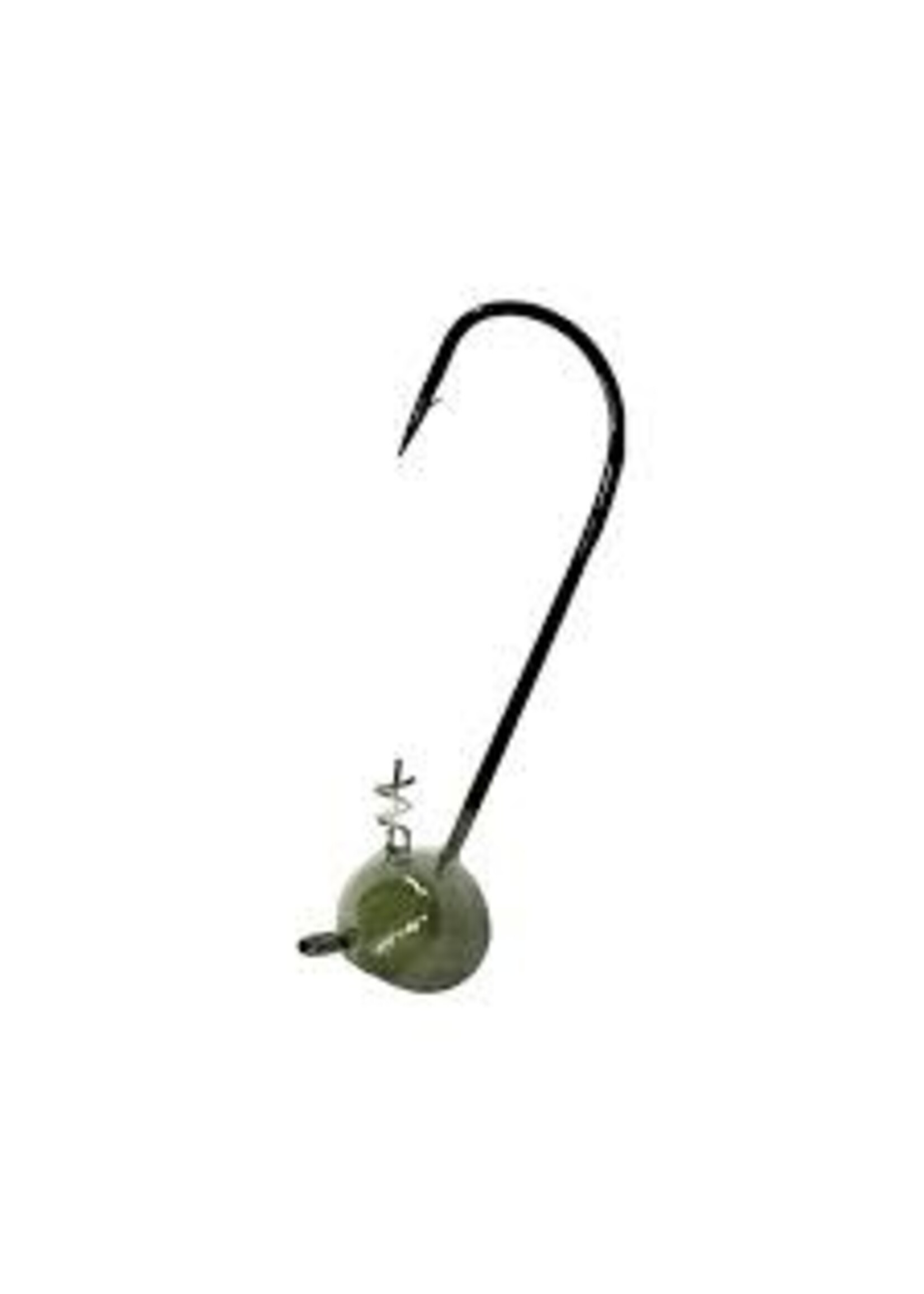 Owner American Owner - Ultra Head Shaky Head Stickbait Jig Head - Green Pumpkin - 1/4oz - 4/0