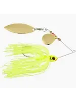 Booyah Bait Co Booyah - Blade Spinnerbait - 1/4oz - Tandem - Chartreuse Chartreuse