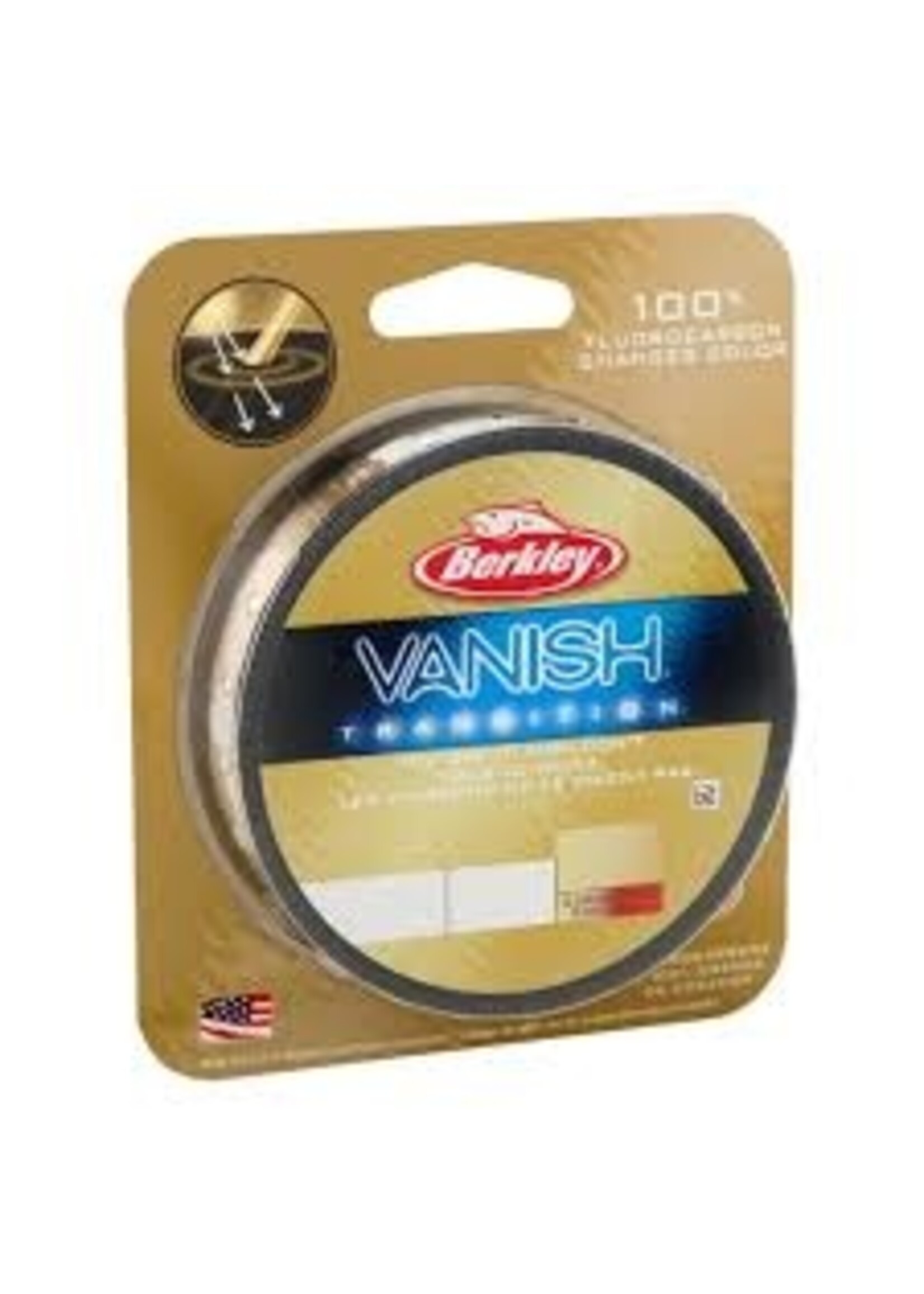 Berkley Berkley - Vanish Transition FC - Fluorocarbon - 12# - 250yd - Clear Gold
