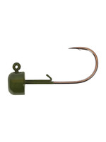 Owner American Owner - Blockhead Midwest Finesse Jig - 1/0 - Green Pumpkin -