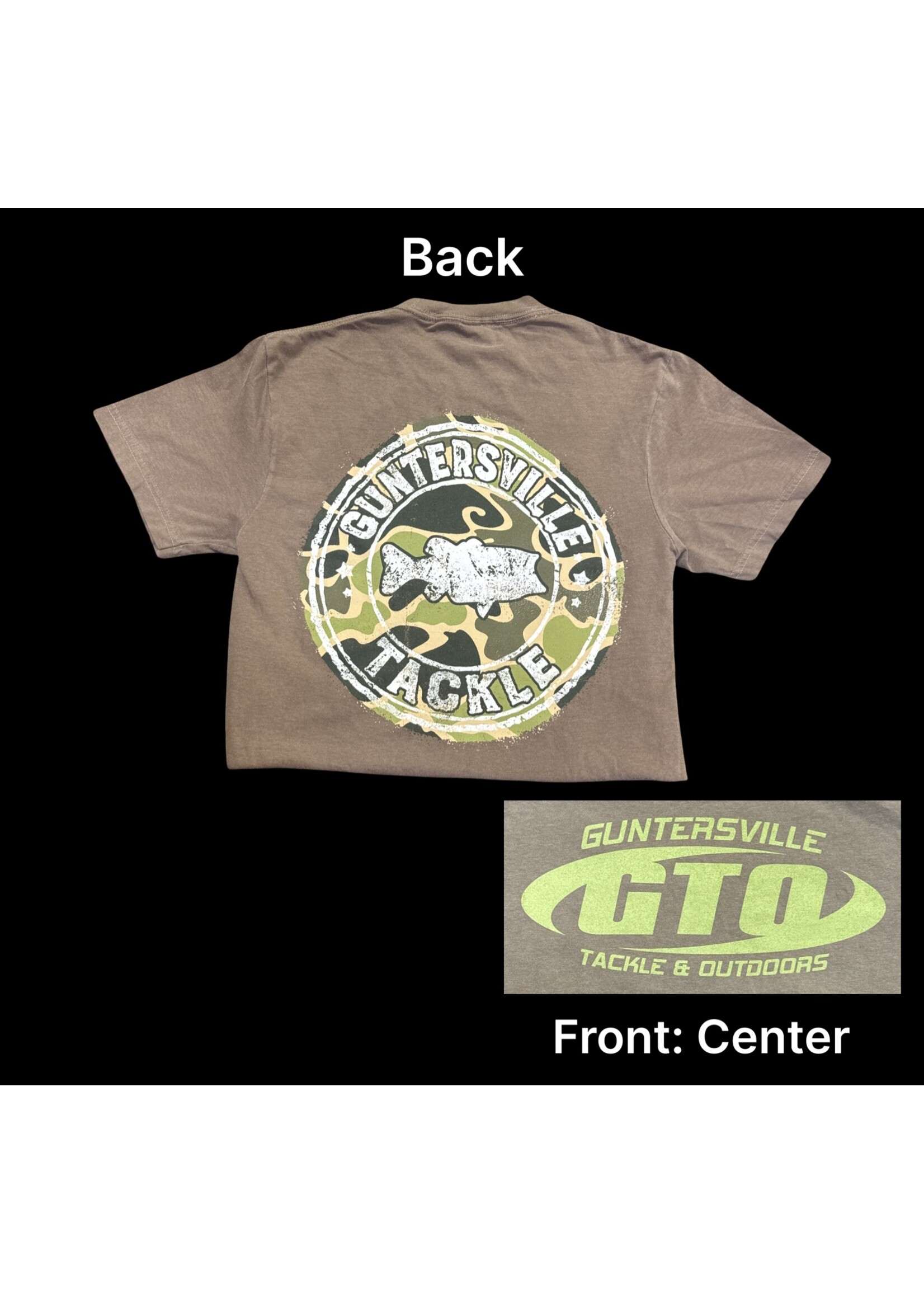 GTO Gear GTO Shirt - Circle Camo Bass -