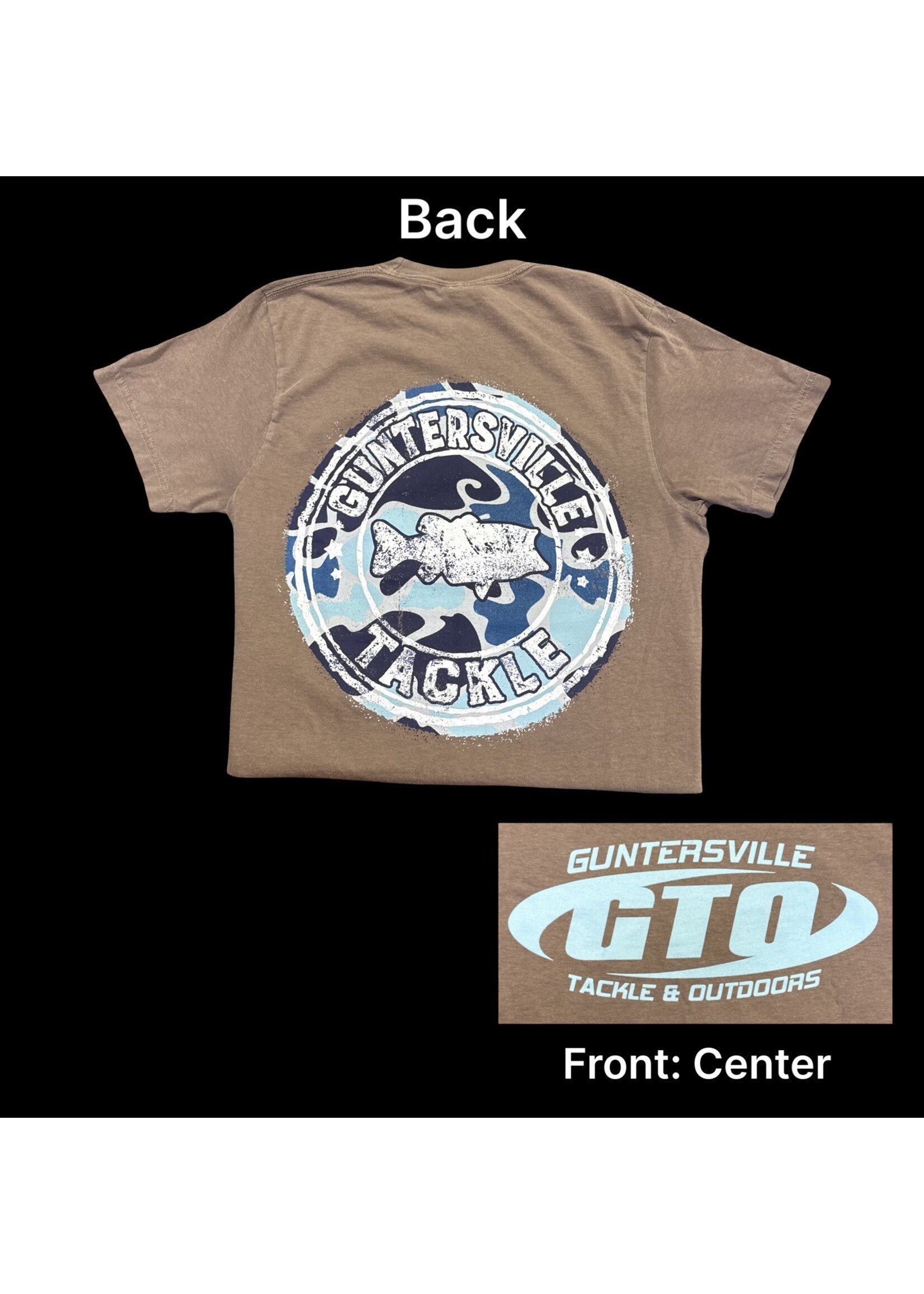 GTO Gear GTO Shirt - Circle Camo Bass -