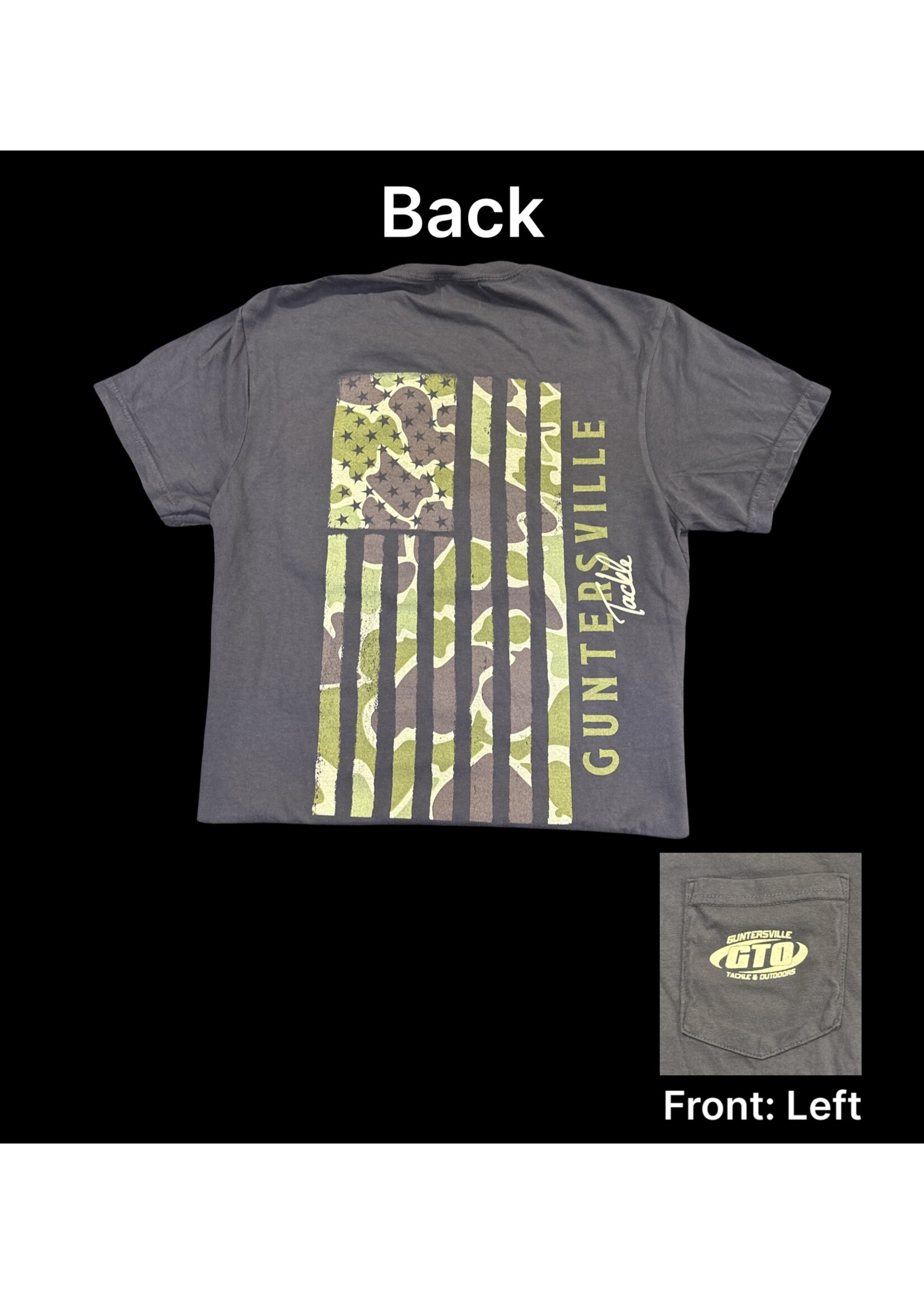 GTO Gear GTO - Camo Flag Pocket Tee - Short Sleeve -