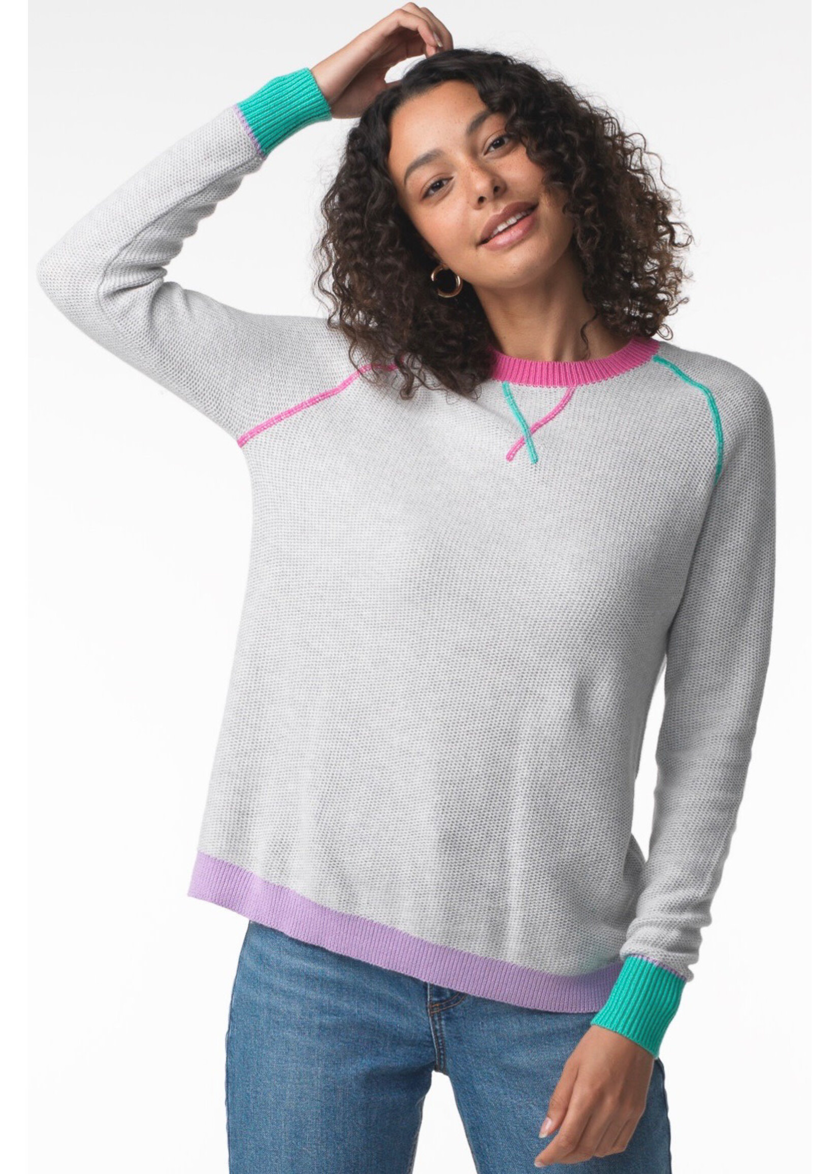 Zaket & Plover Cover Stitch Sweater