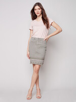 Charlie B Twill Skirt - C7065