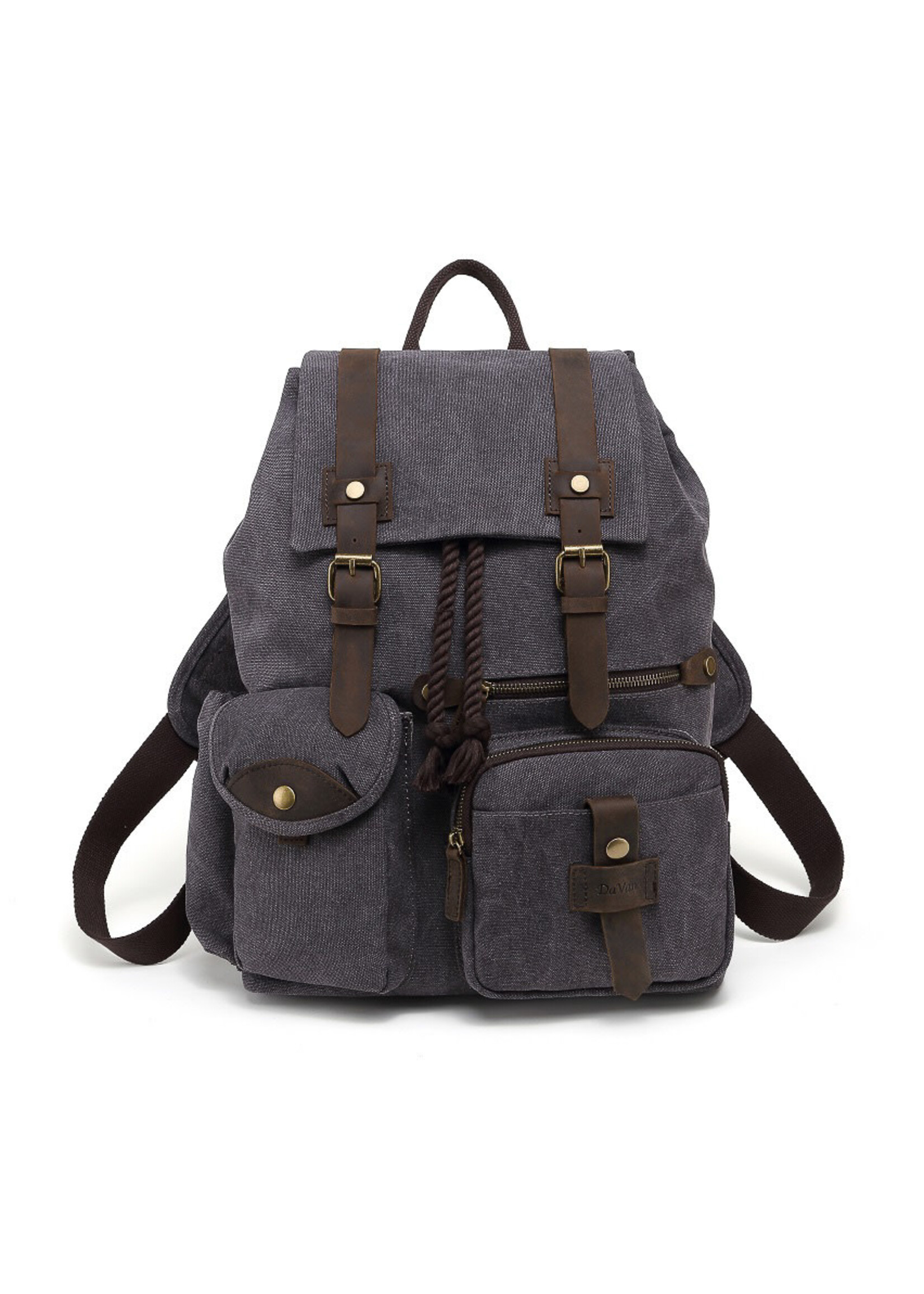 DaVan Canvas Backpack Grey