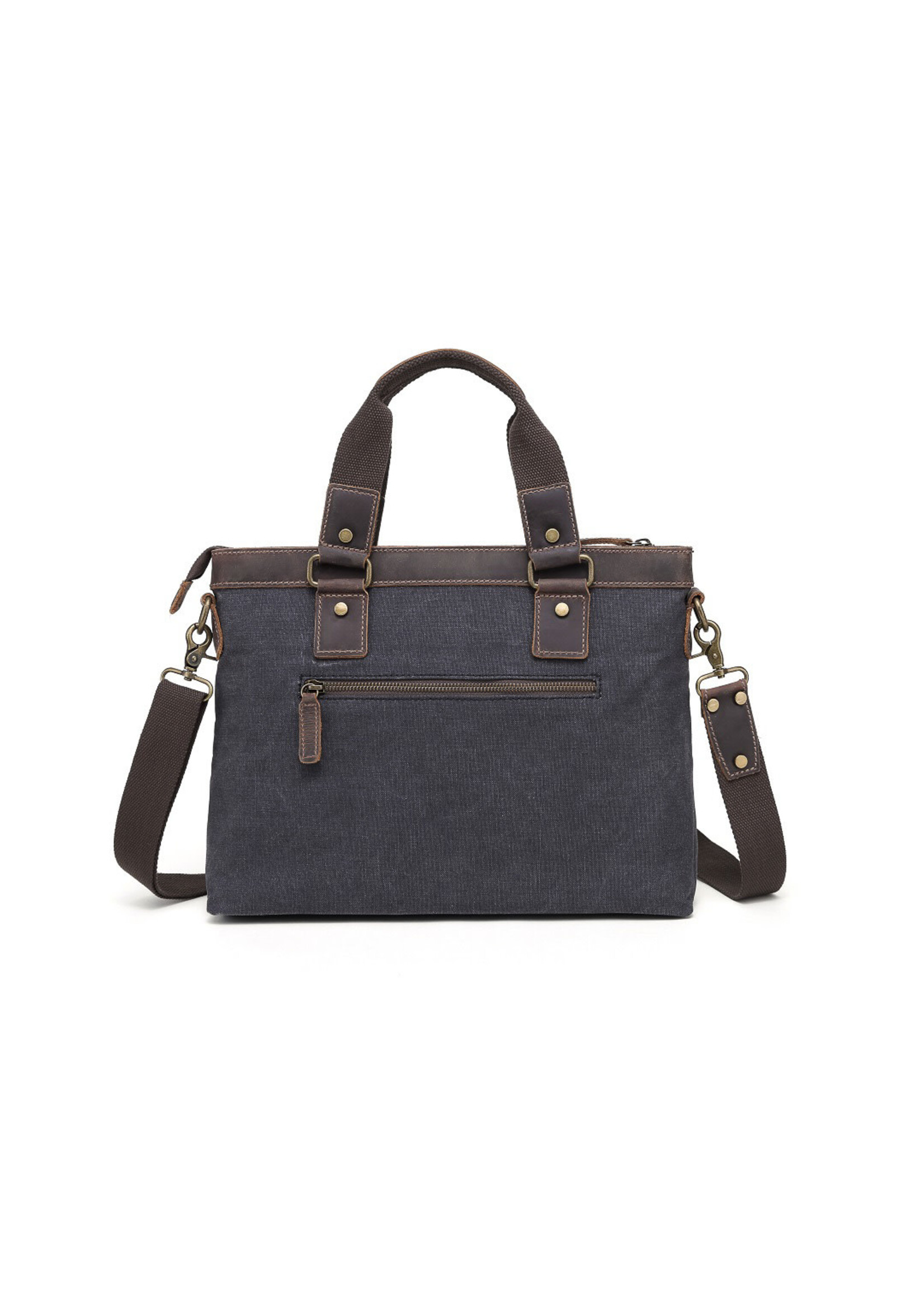 DaVan Shoulder Bag Leather Trim