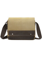 DaVan Messenger Bag w/Leather Trim Mustard - MB8848
