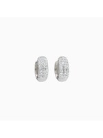 HILLBERG&BERK Sparkle Hoops — Mini - 21SBEFWHT