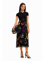 DESIGUAL M. Christian Lacroix combination midi dress - 24SWVK47