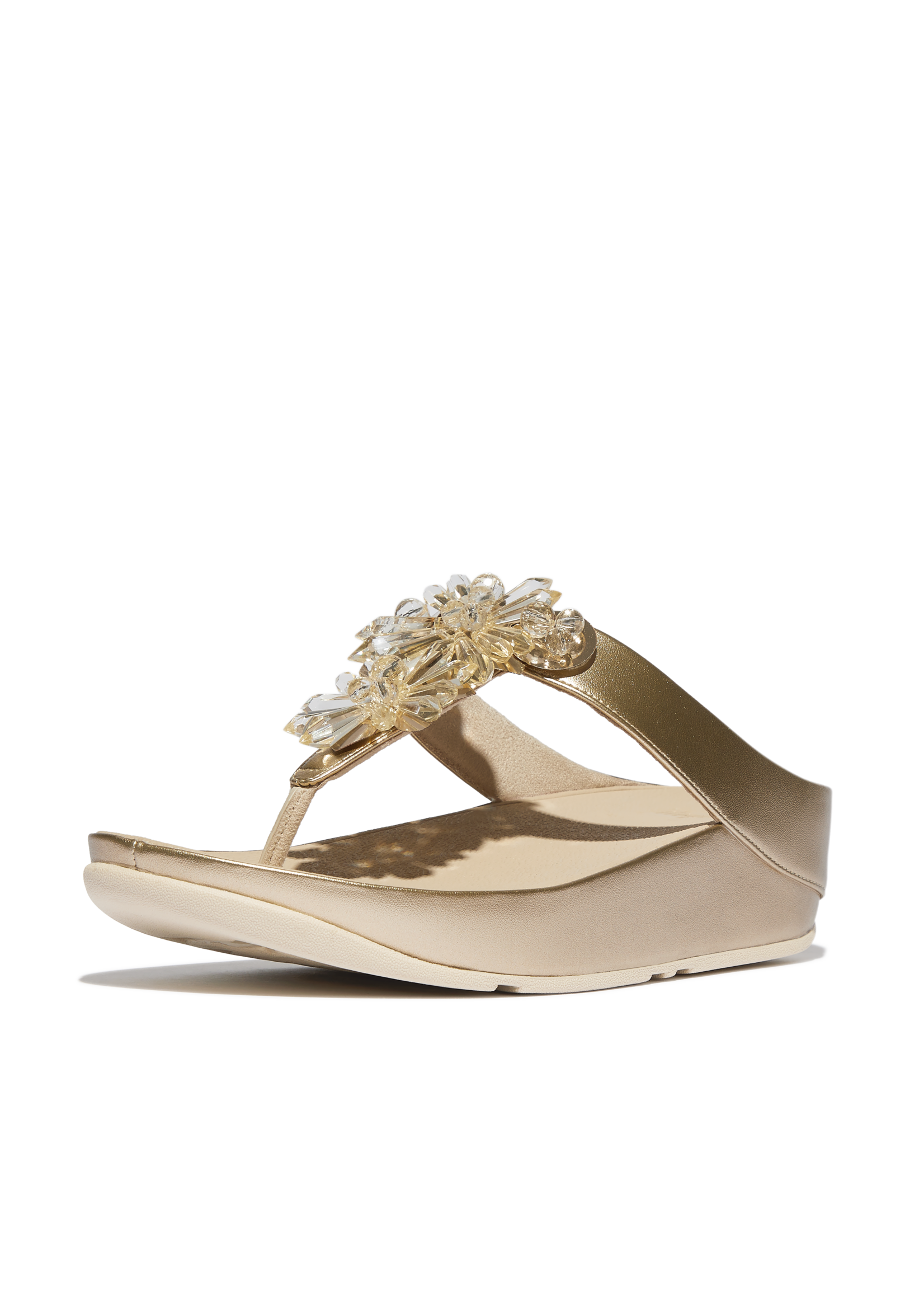 FITFLOP Rumba Starburst Bead Toe-Post Sandals IE6 M0325