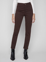 Charlie B Cuffed Hem Slim Stretch Denim Pants C5309Y