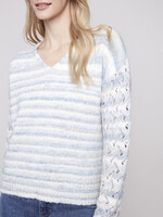 Charlie B V-Neck Sweater C2884