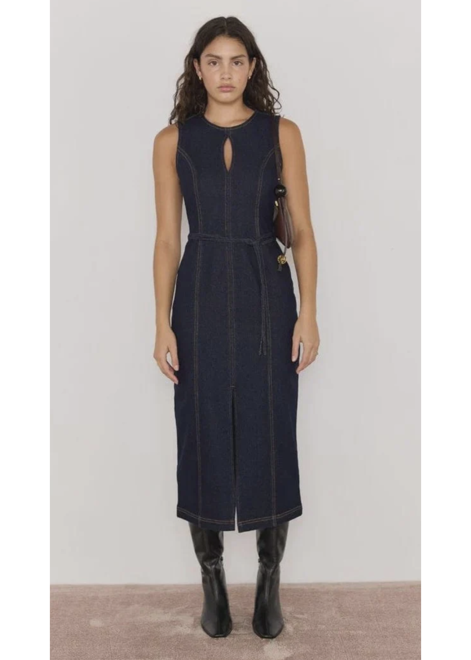 MINK PINK Raya Denim Dress 1G2503952